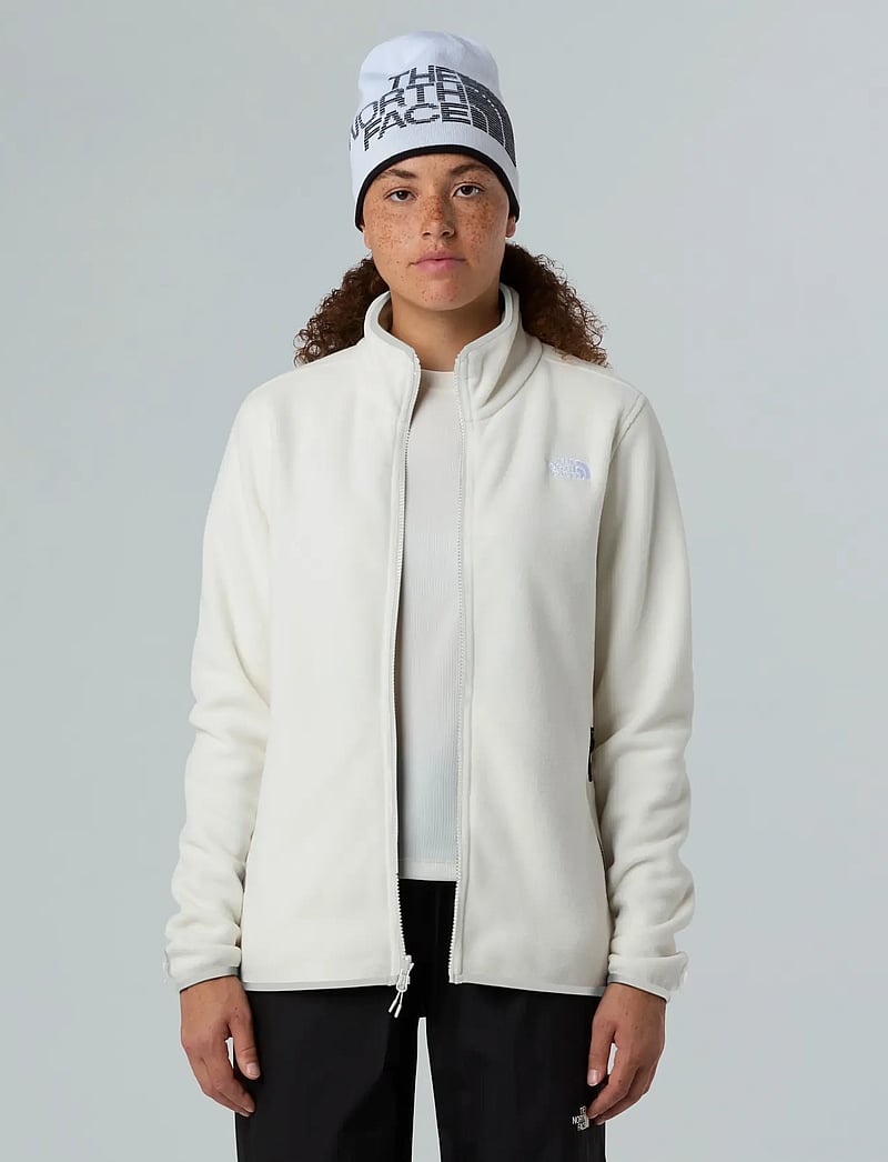 The North Face - W GLACIER FLEECE JACKET - augšējais apģērbs - white dune - 5
