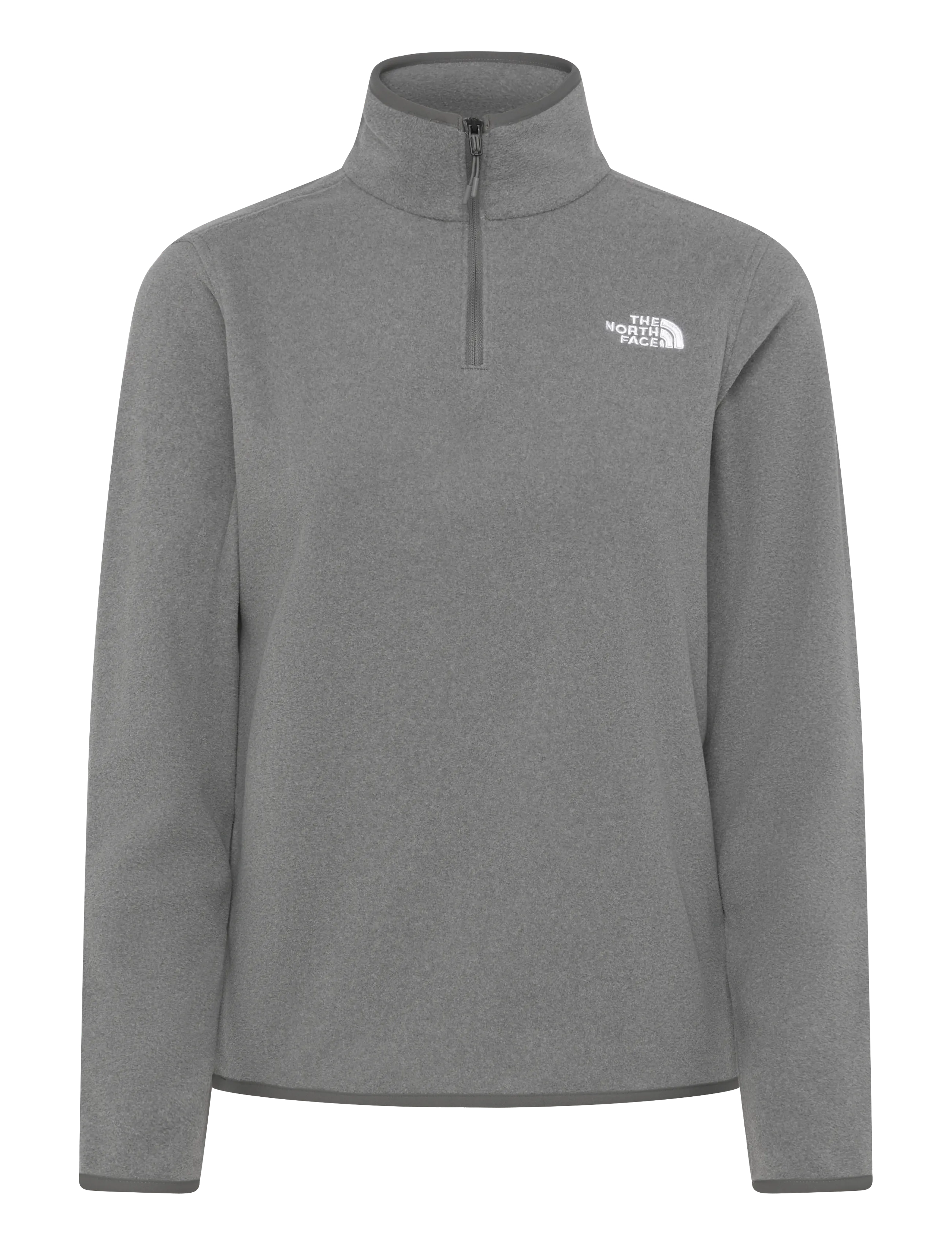 The North Face W GLACIER FLEECE 1/4 ZIP JACKET - The North Face - TNF MID GREY HEATHER / grey