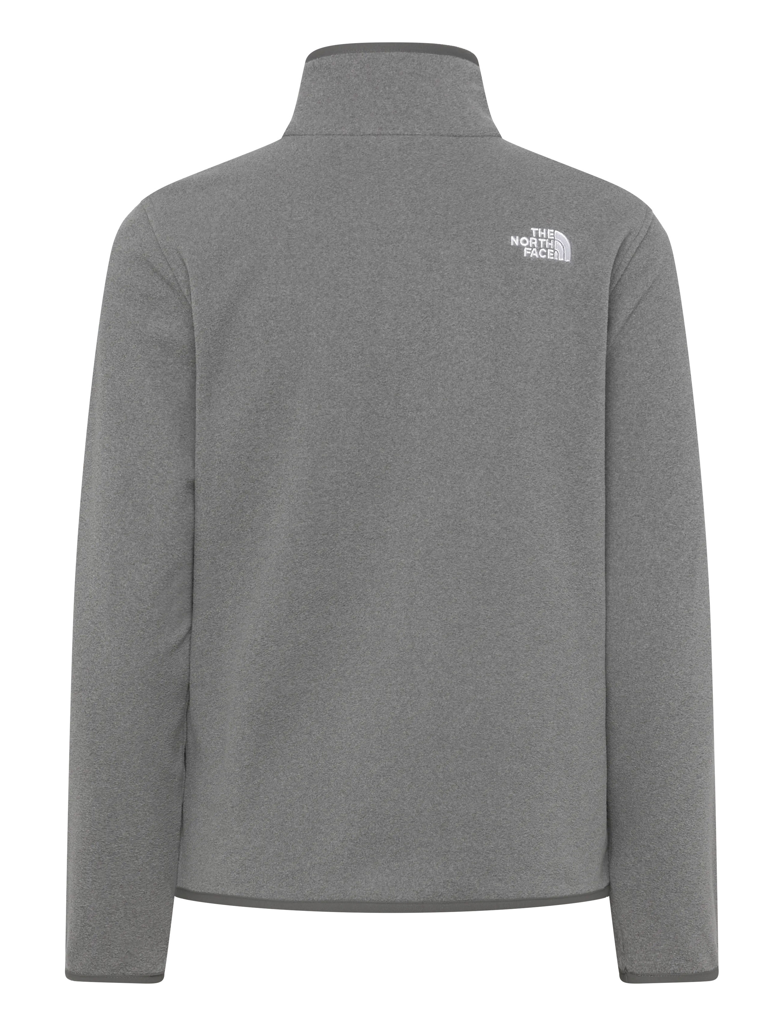 The North Face - W GLACIER FLEECE 1/4 ZIP JACKET - alussärgid - tnf mid grey heather - 2