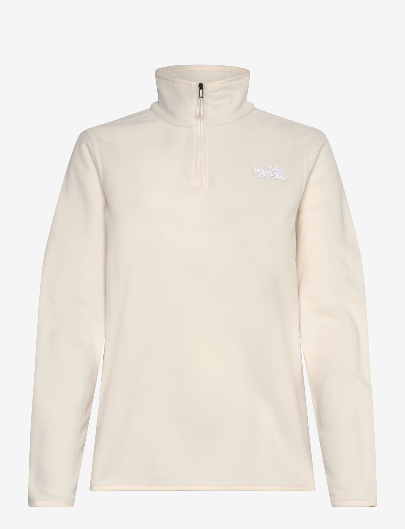 The North Face - W GLACIER FLEECE 1/4 ZIP JACKET - overdele - white dune - 1