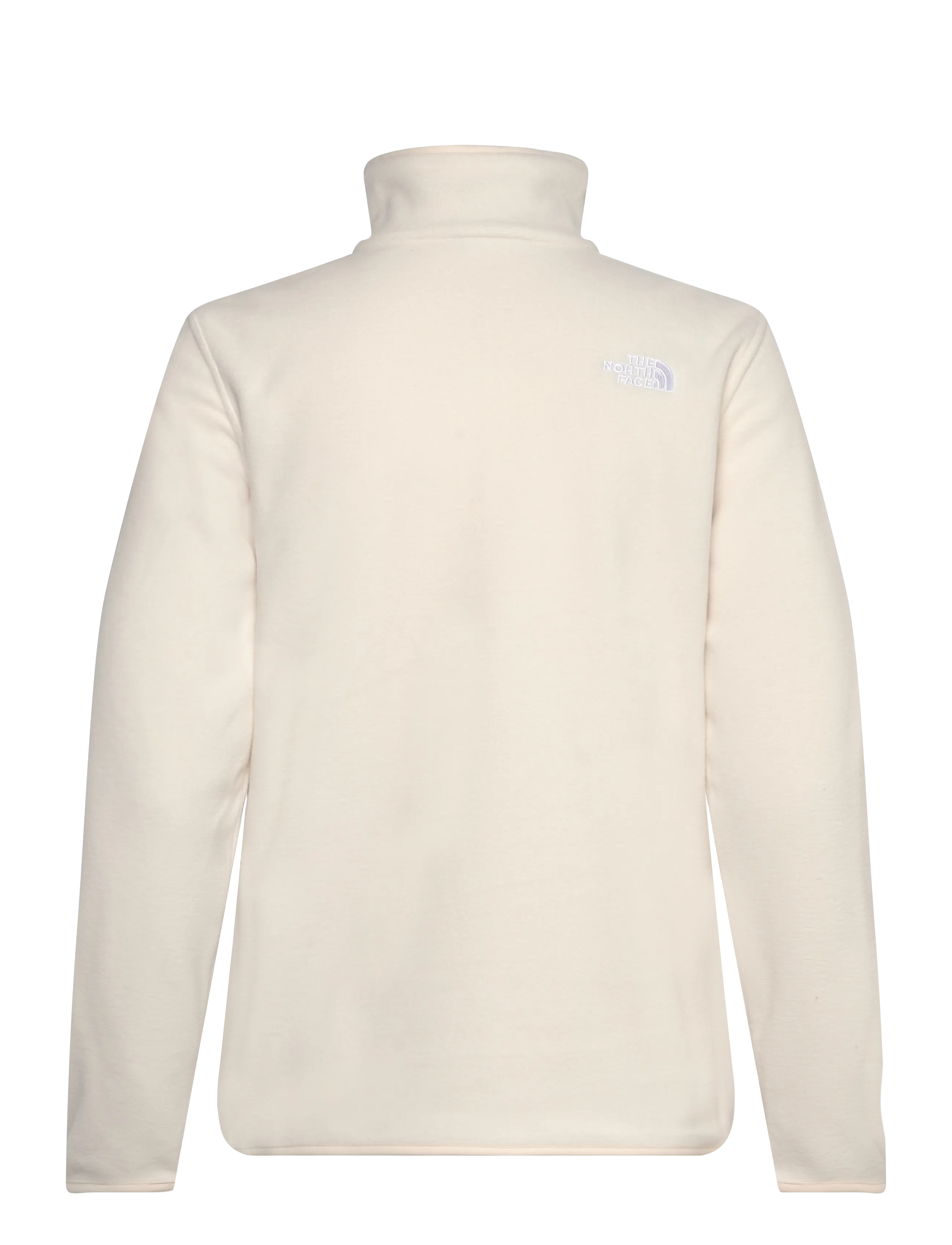 The North Face - W GLACIER FLEECE 1/4 ZIP JACKET - toppar - white dune - 2