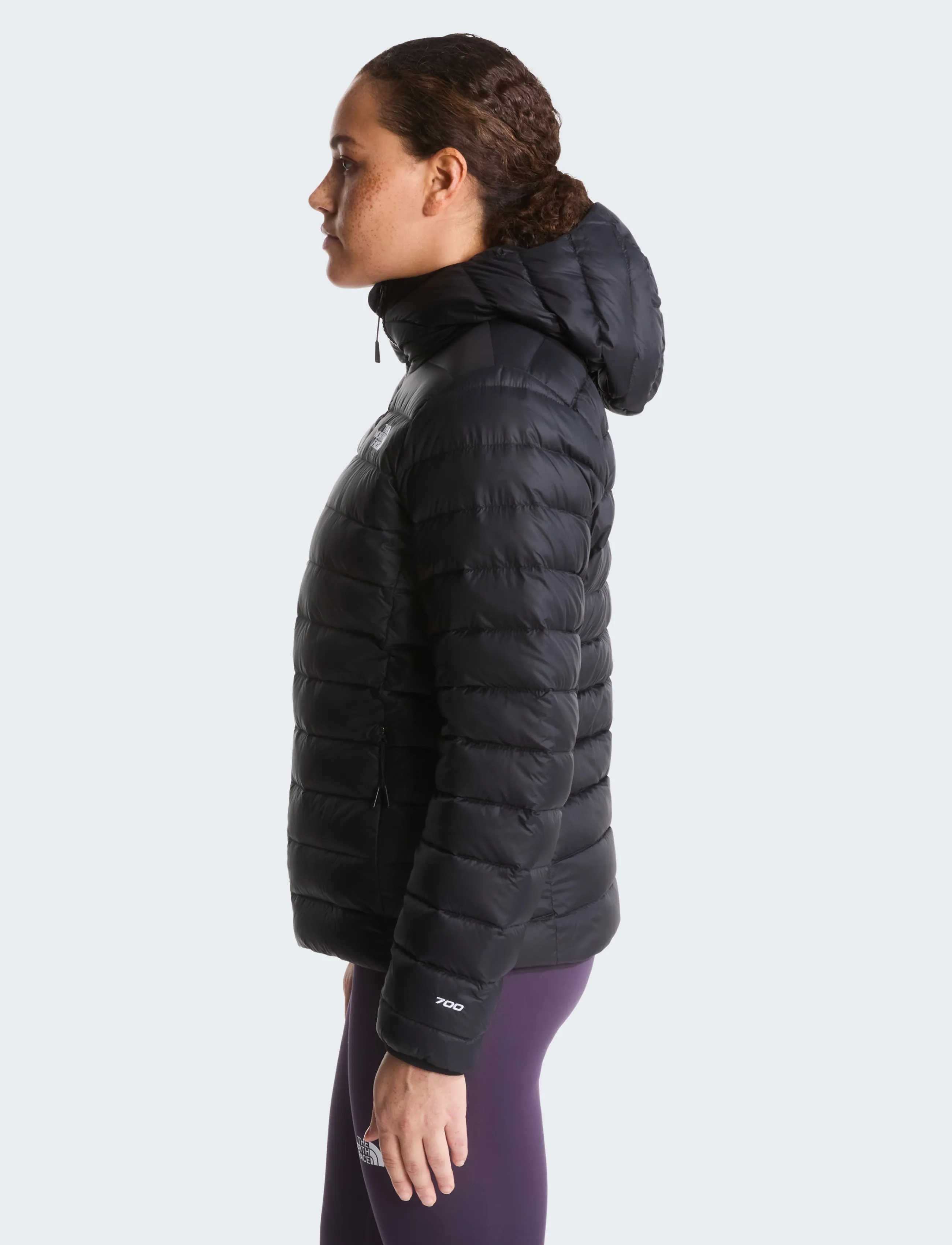 The North Face - W CLASSIC DOWN HOODED JACKET - tnf black - 4