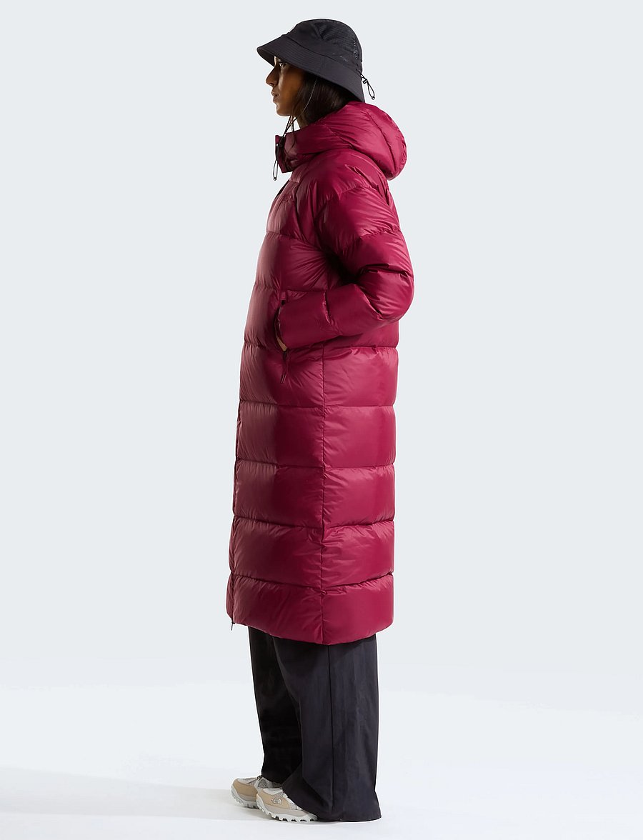 The North Face - W HYDRENALITE CITY LONG DOWN HOODED PARK - jacken - burgundy crush - 4
