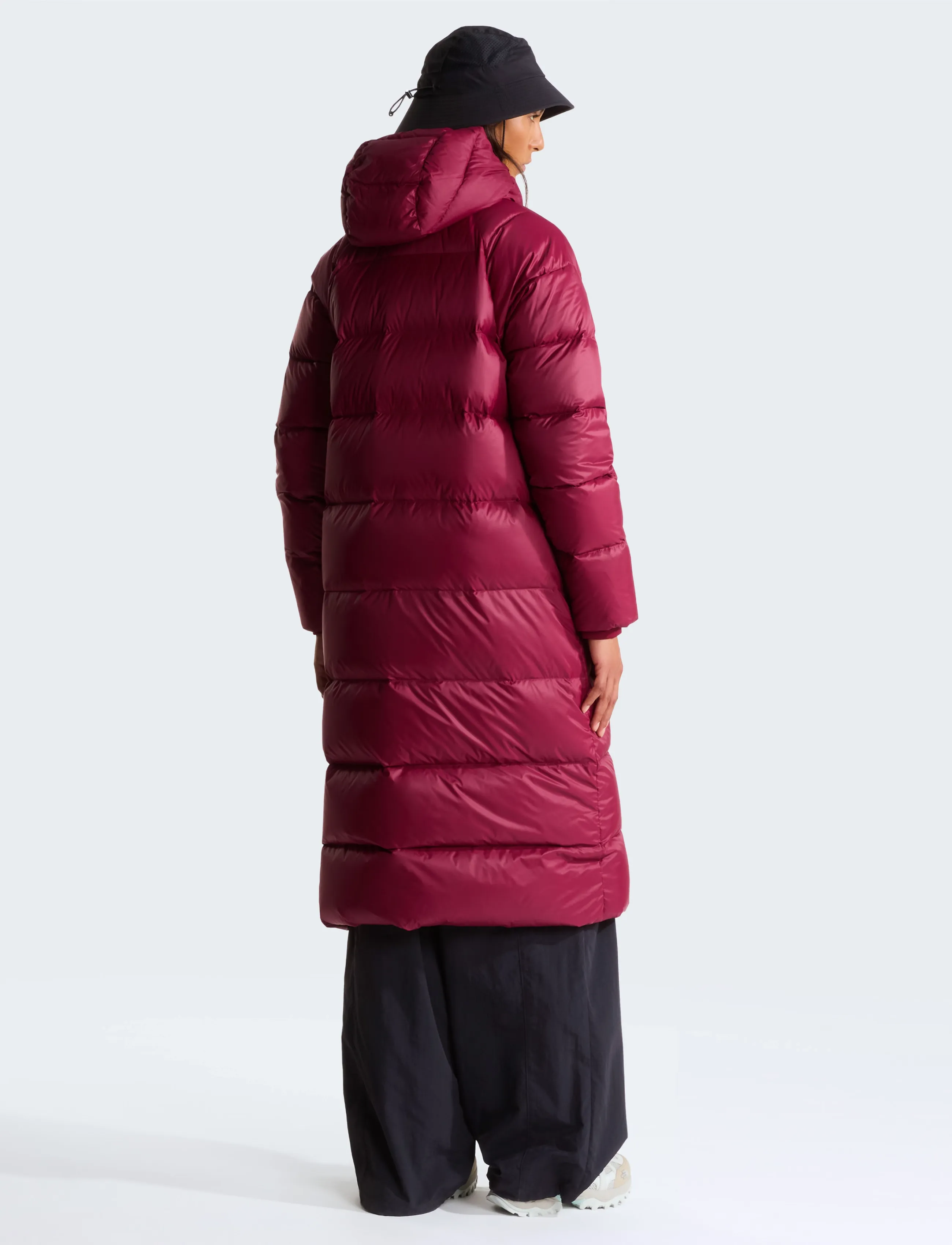 The North Face - W HYDRENALITE CITY LONG DOWN HOODED PARK - jacken - burgundy crush - 5