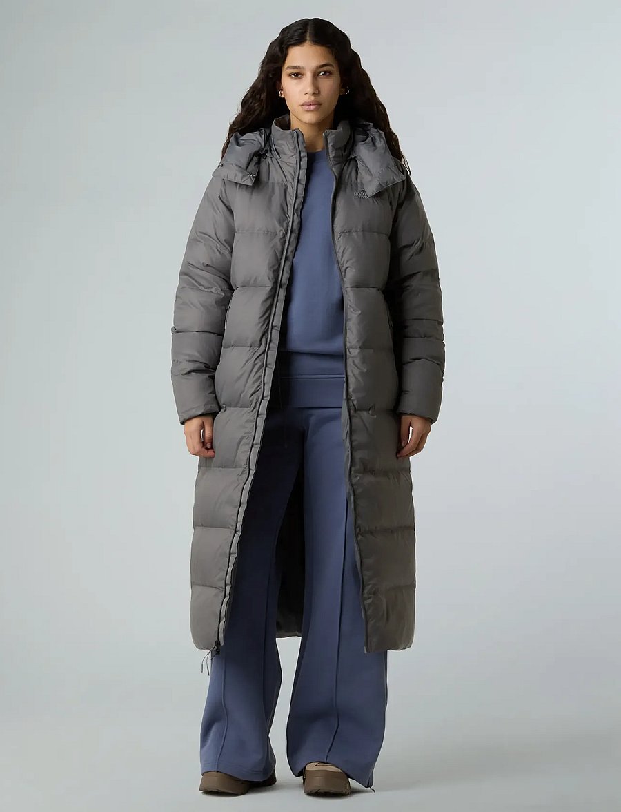 The North Face - W HYDRENALITE CITY LONG DOWN HOODED PARK - parkaser - smoked pearl - 3