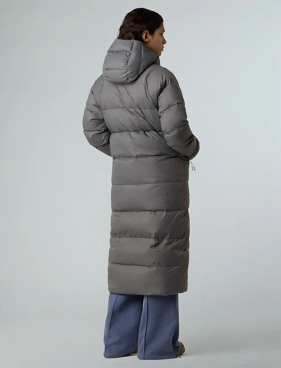 The North Face - W HYDRENALITE CITY LONG DOWN HOODED PARK - parkaser - smoked pearl - 4