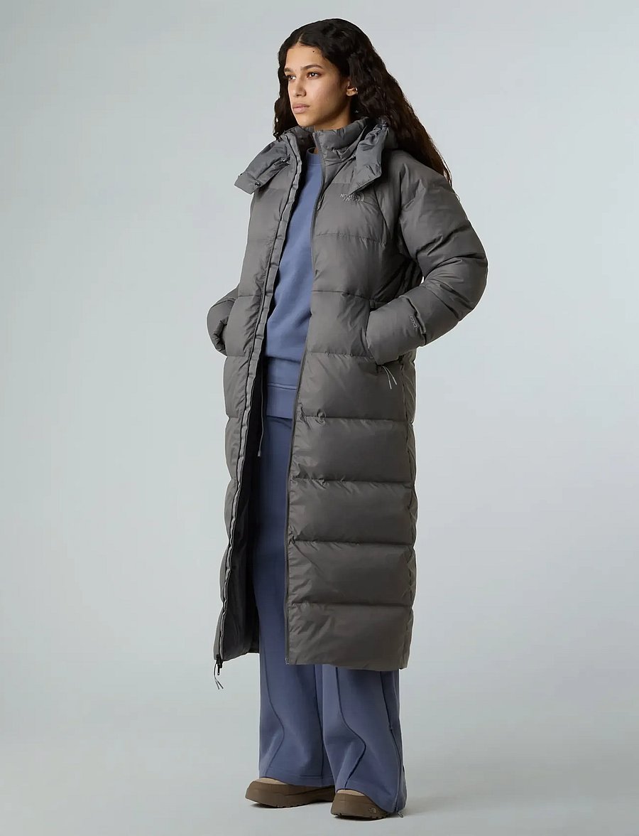 The North Face - W HYDRENALITE CITY LONG DOWN HOODED PARK - parkaser - smoked pearl - 5