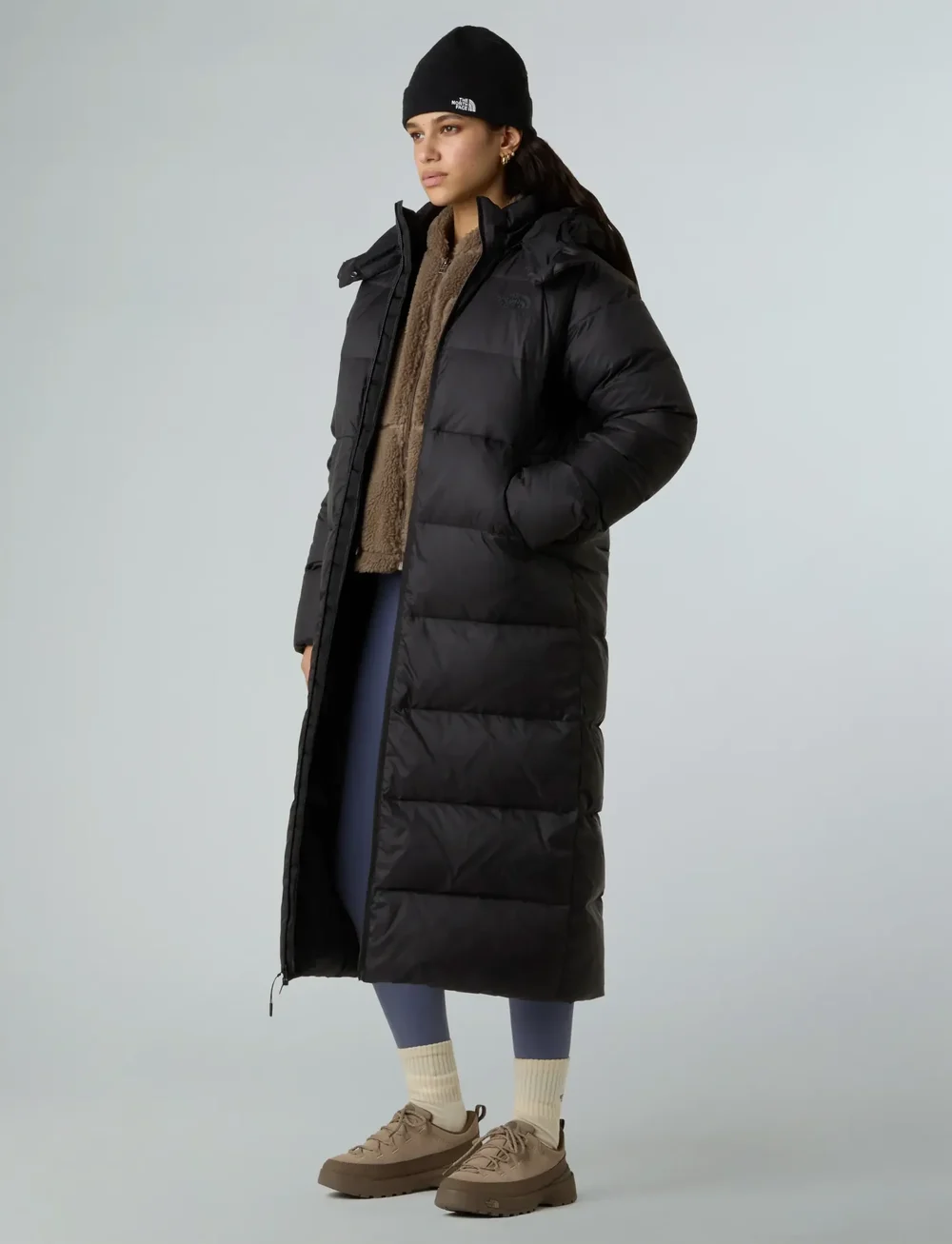 The North Face - W HYDRENALITE CITY LONG DOWN HOODED PARK - parkasjackor - tnf black - 5