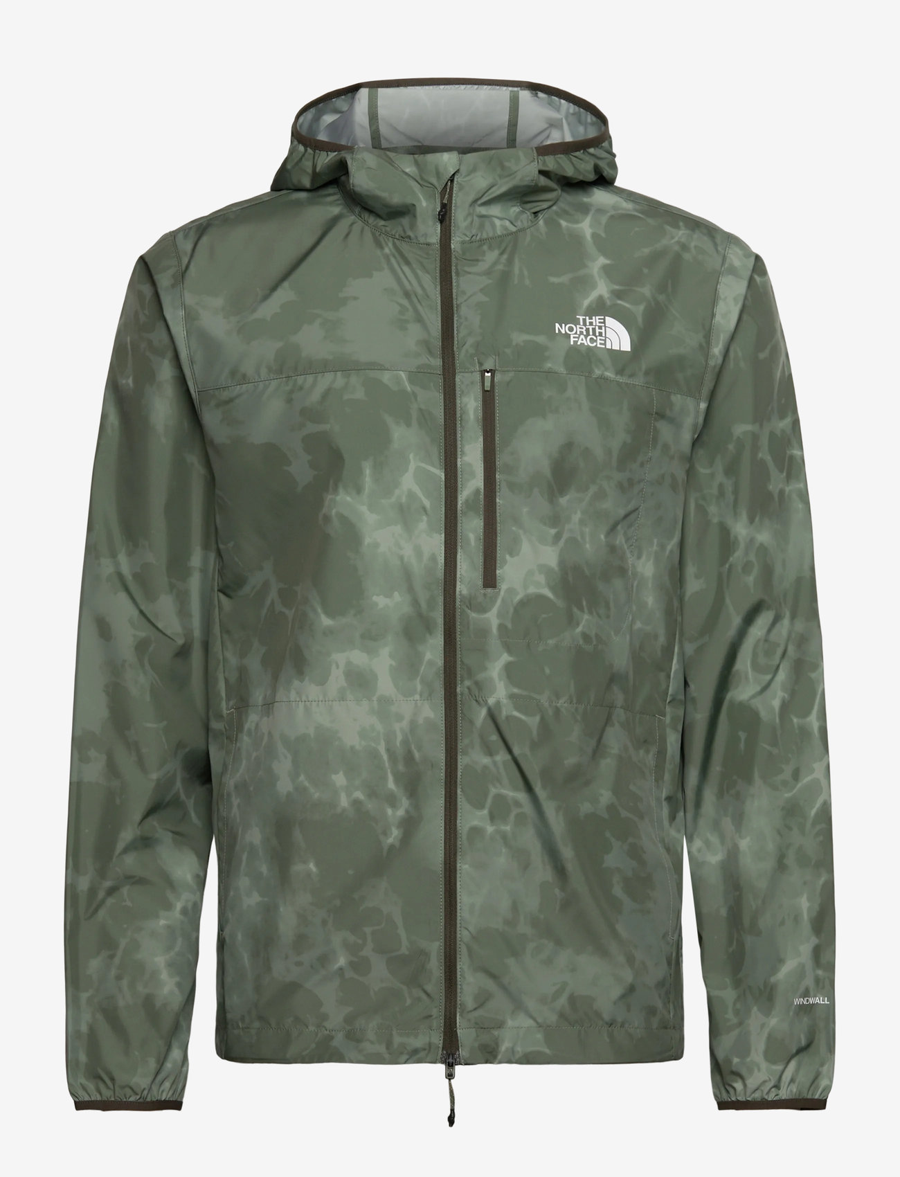 The North Face - M HIGHER RUN WIND JACKET -PRINT - bark mist light refract - 1