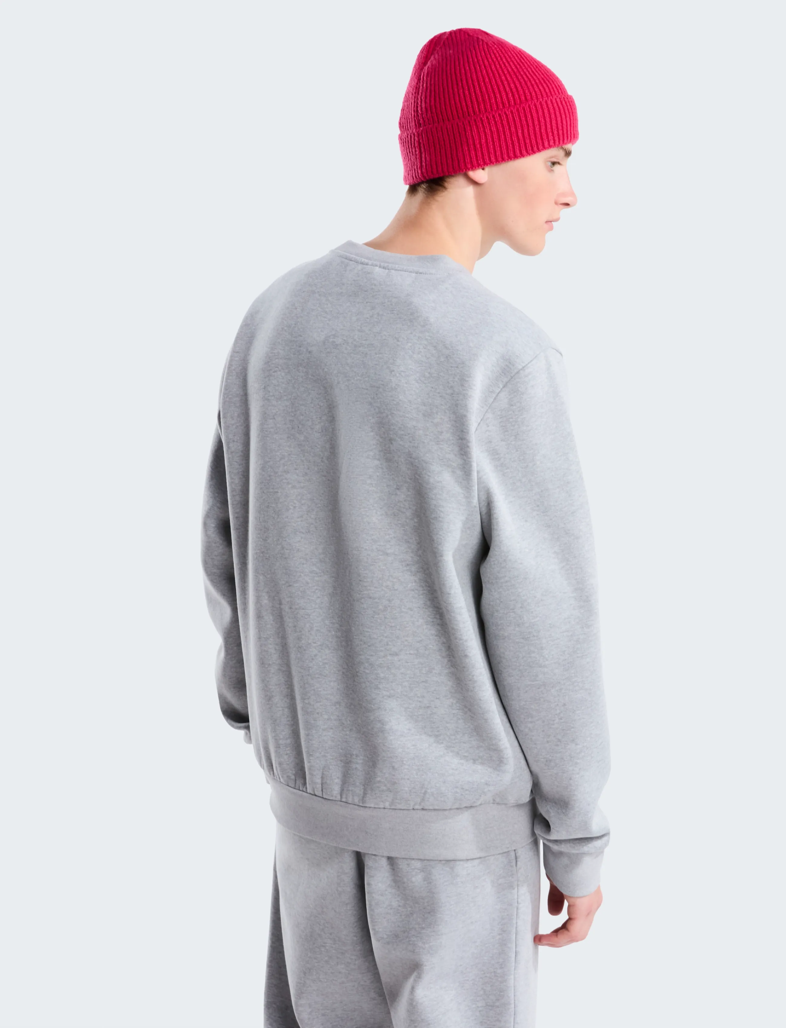The North Face - M EVOLUTION SIMPLE DOME REGULAR CREW - oberteile - tnf pale grey heather - 5