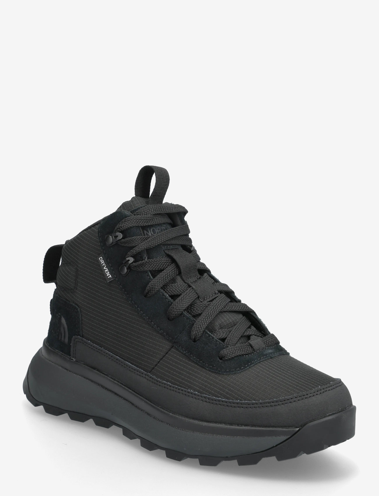 The North Face - M BERGEN MID WP - hiking shoes - tnf black/anthracite gr - 1