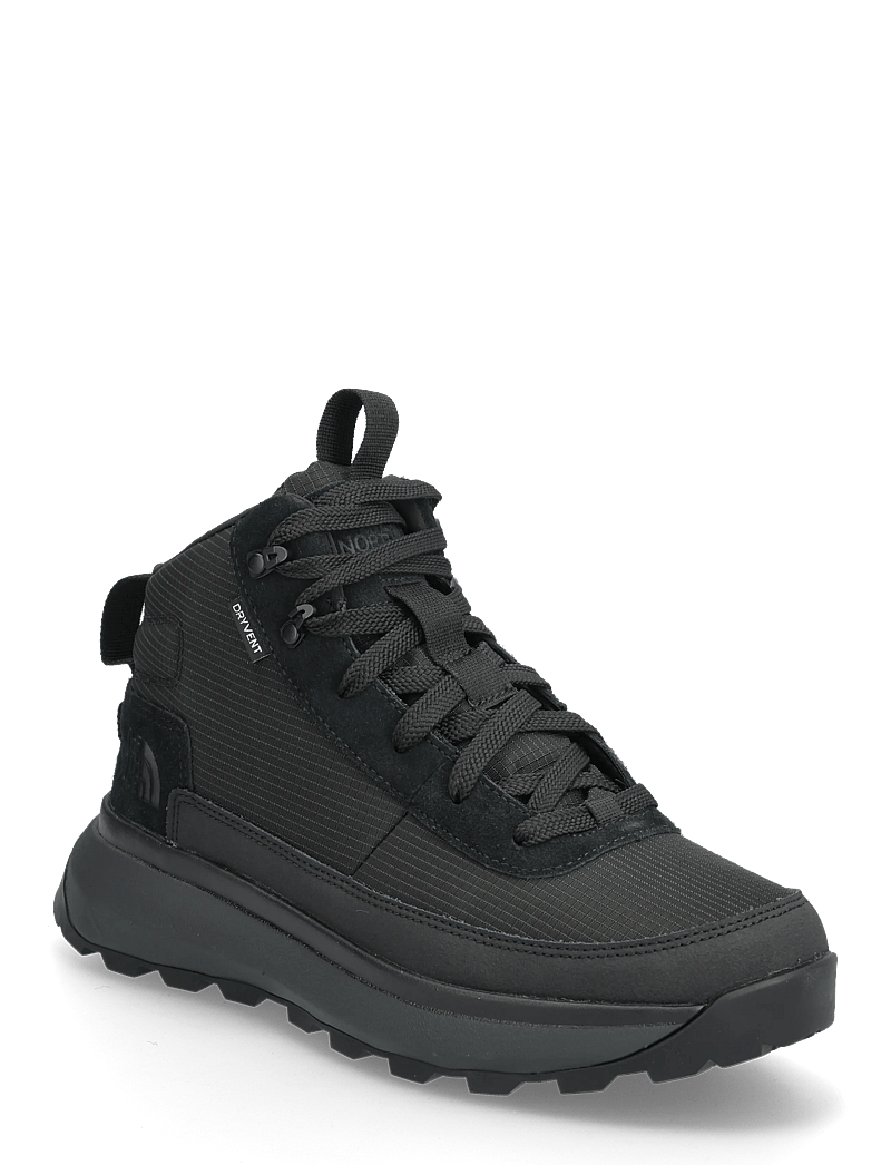 The North Face - M BERGEN MID WP - hiking shoes - tnf black/anthracite gr - 1