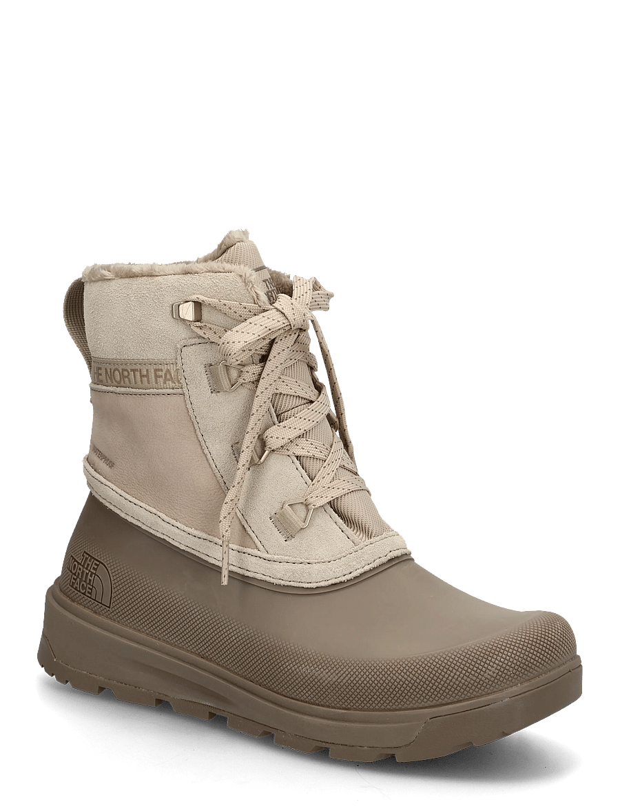 The North Face - W SHELLISTA V SHORTY WP - wanderschuhe - timeless taupe/garnet - 0