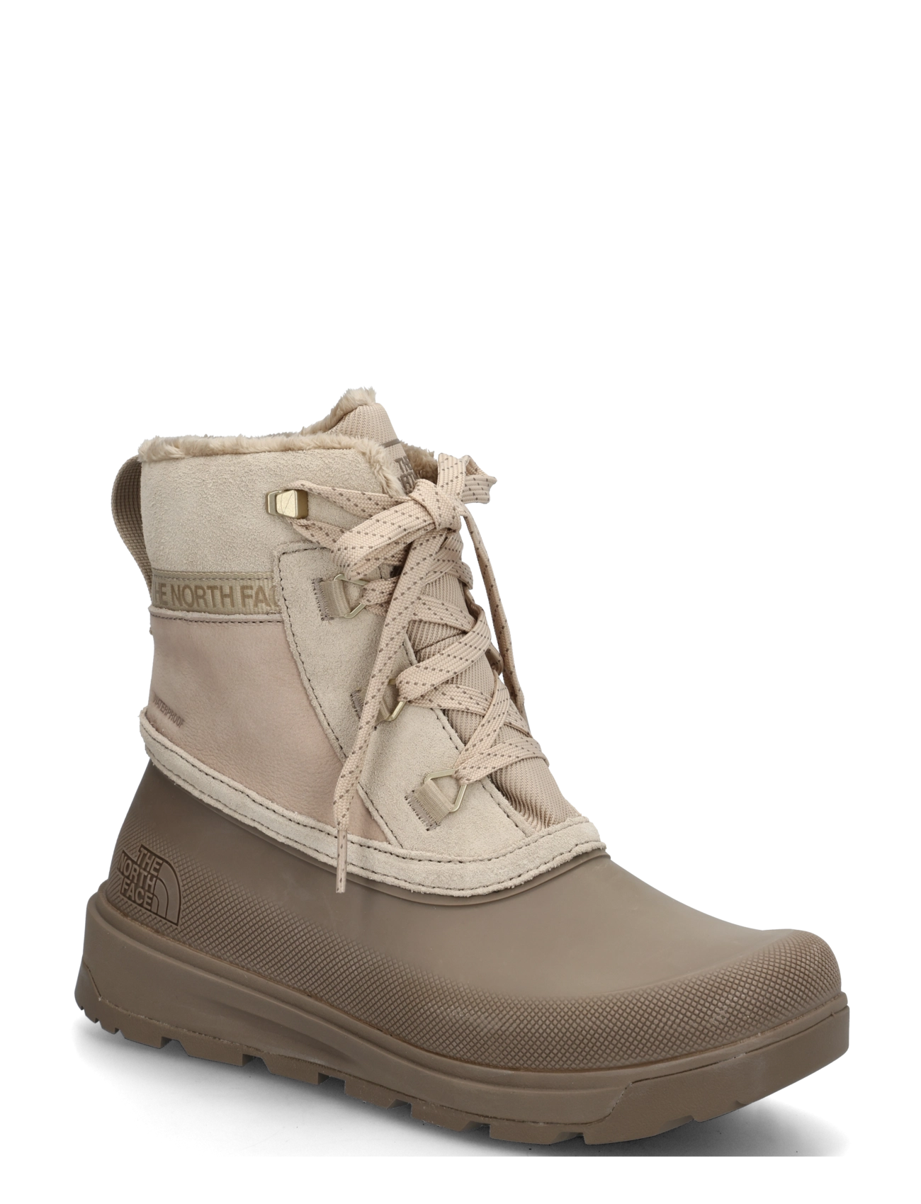 The North Face W SHELLISTA V SHORTY WP - Nyheder - TIMELESS TAUPE/GARNET / beige