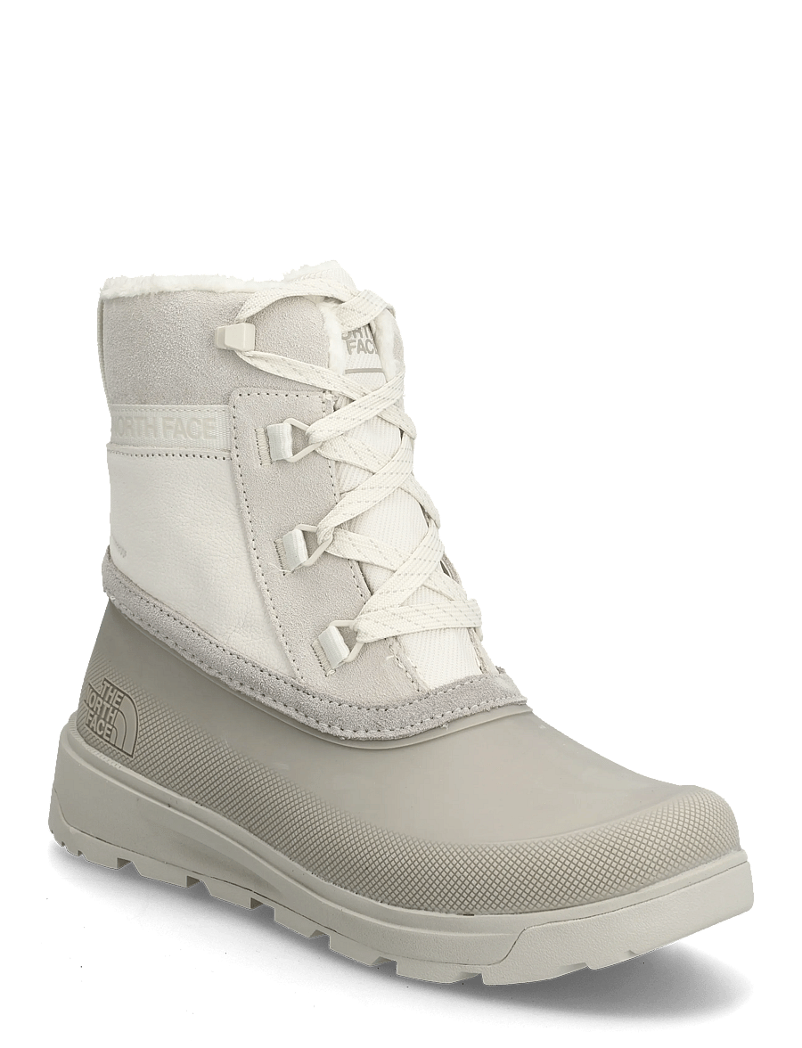 The North Face - W SHELLISTA V SHORTY WP - matka- ja kõndimisjalatsid - white dune/soapstone - 1