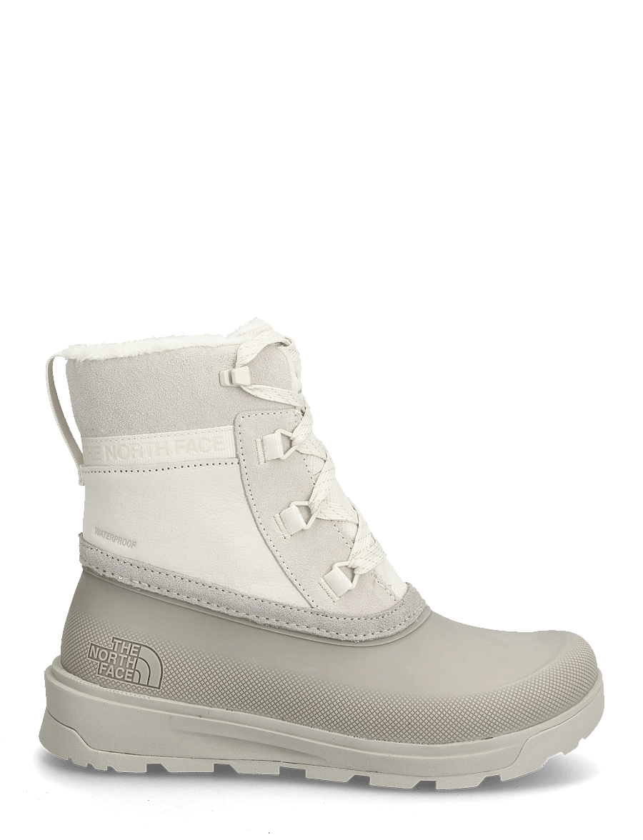 The North Face - W SHELLISTA V SHORTY WP - matka- ja kõndimisjalatsid - white dune/soapstone - 2