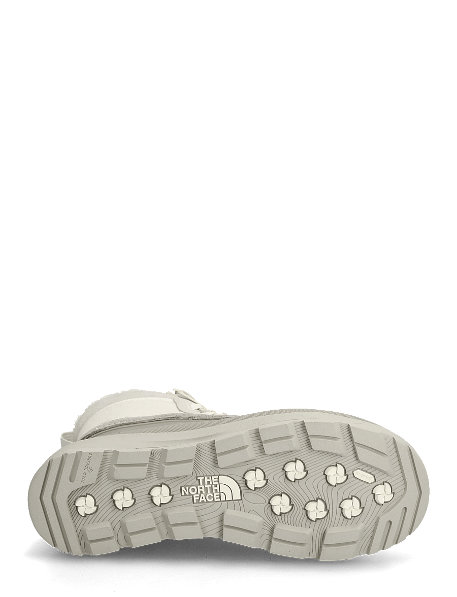 The North Face - W SHELLISTA V SHORTY WP - matka- ja kõndimisjalatsid - white dune/soapstone - 5