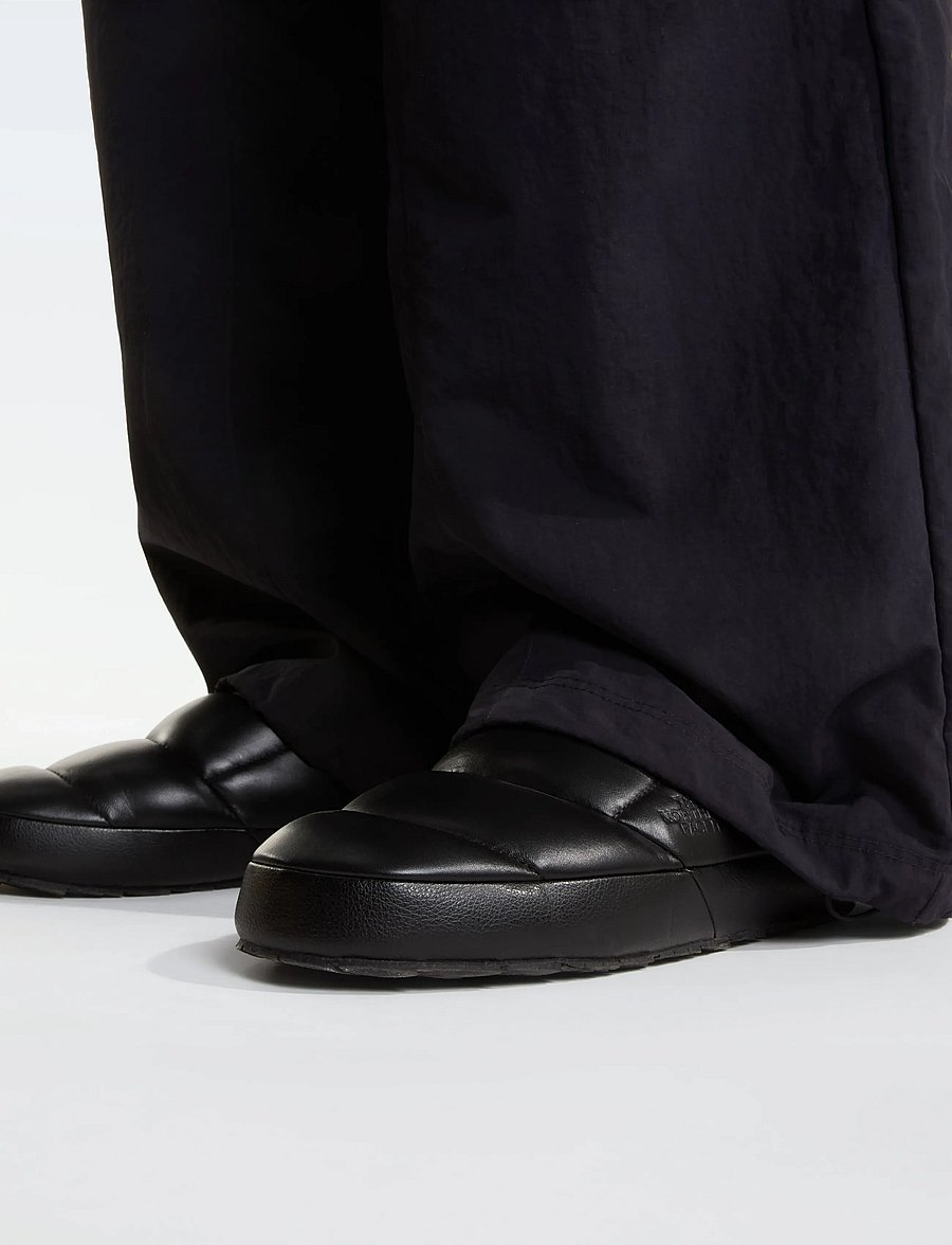 The North Face - THERMOBALL TRACTION MULE LEATHER - sandaler og slippers - tnf black/tnf black - 5