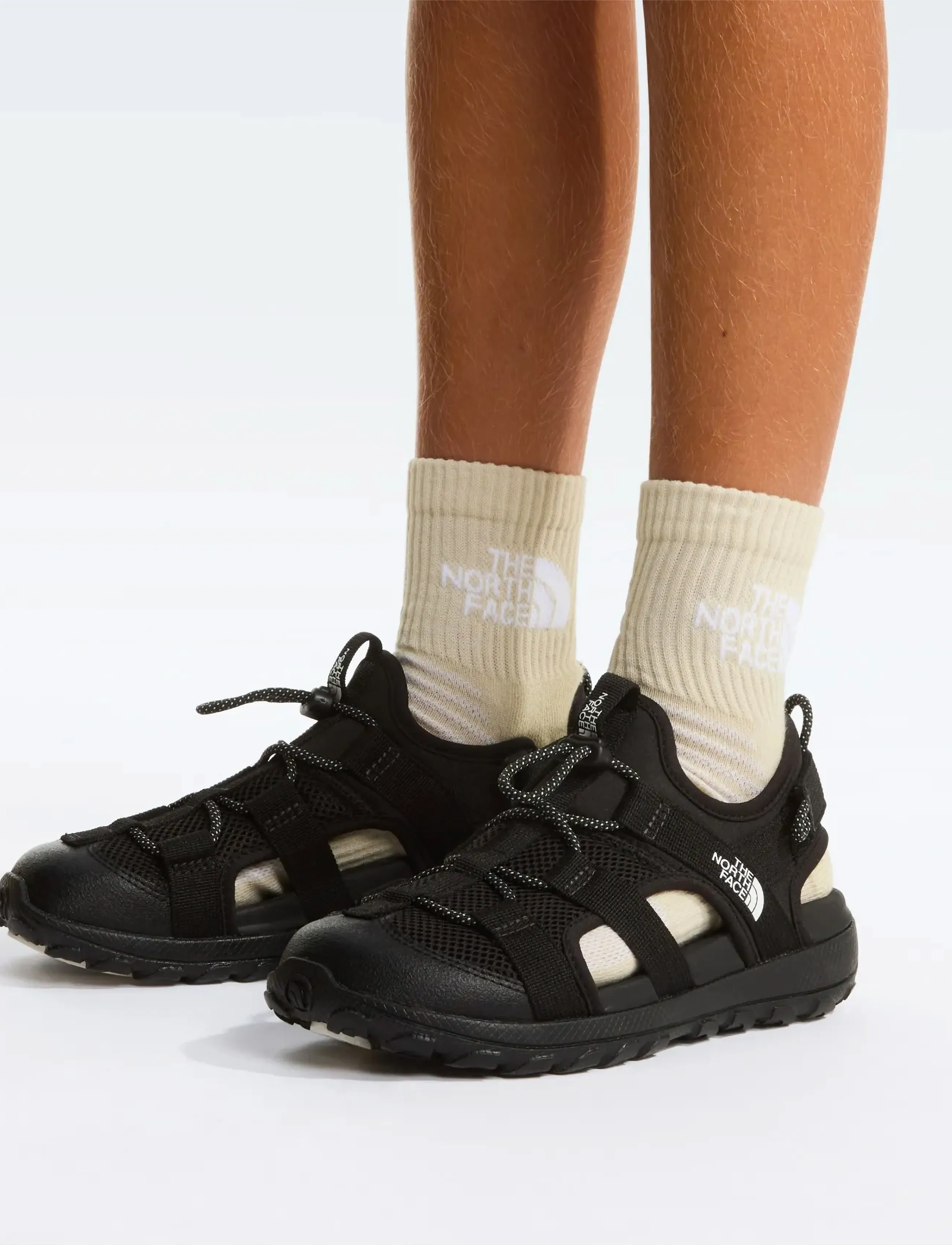 The North Face Y Explore Camp Shandal, 27, Summer Schuhe, Schwarz - Sandals, Kinder