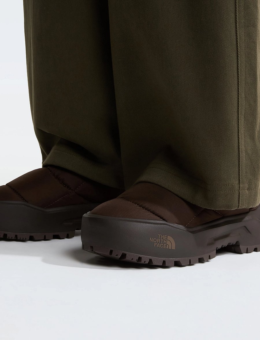 The North Face - BASE CAMP THERMOBALL MULE - winter boots - dark chestnut/dark ches - 0