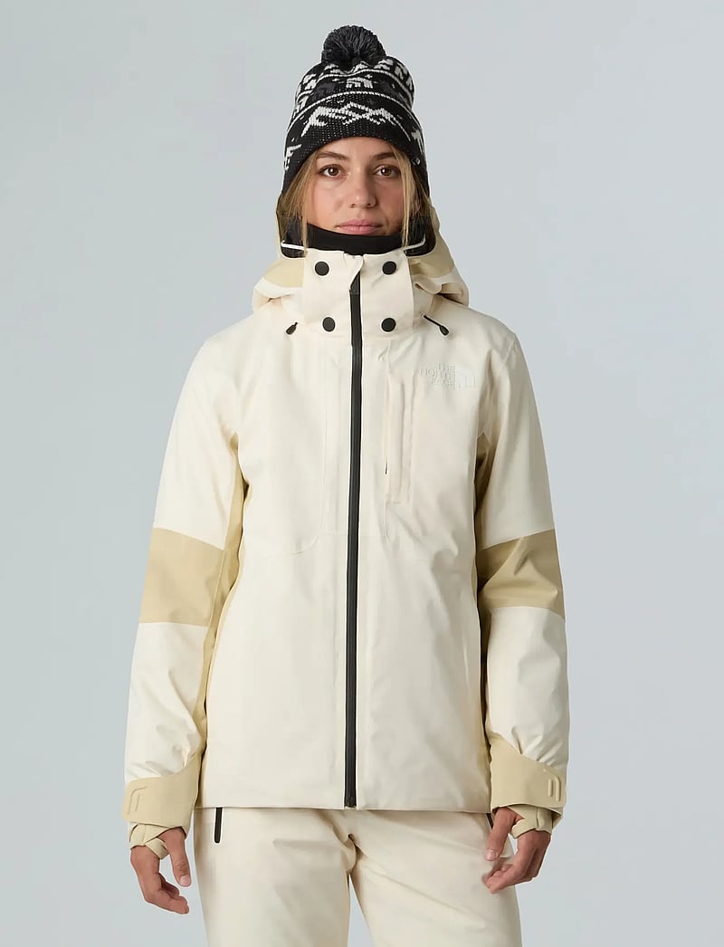 The North Face - W LENADO JACKET - ski wear - white dune/gravel - 0