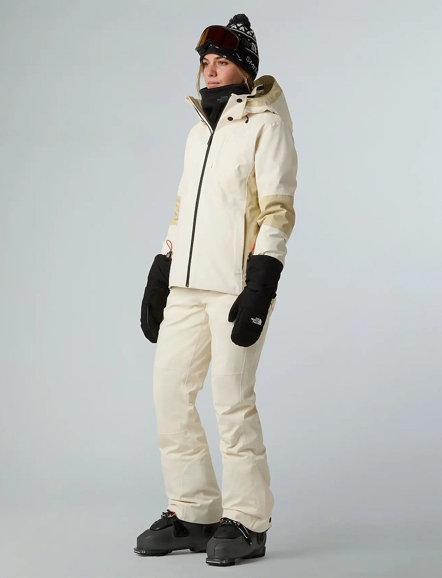 The North Face - W LENADO JACKET - skidkläder - white dune/gravel - 3