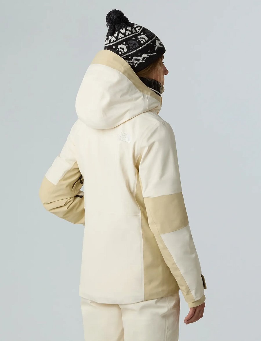 The North Face - W LENADO JACKET - skidkläder - white dune/gravel - 4