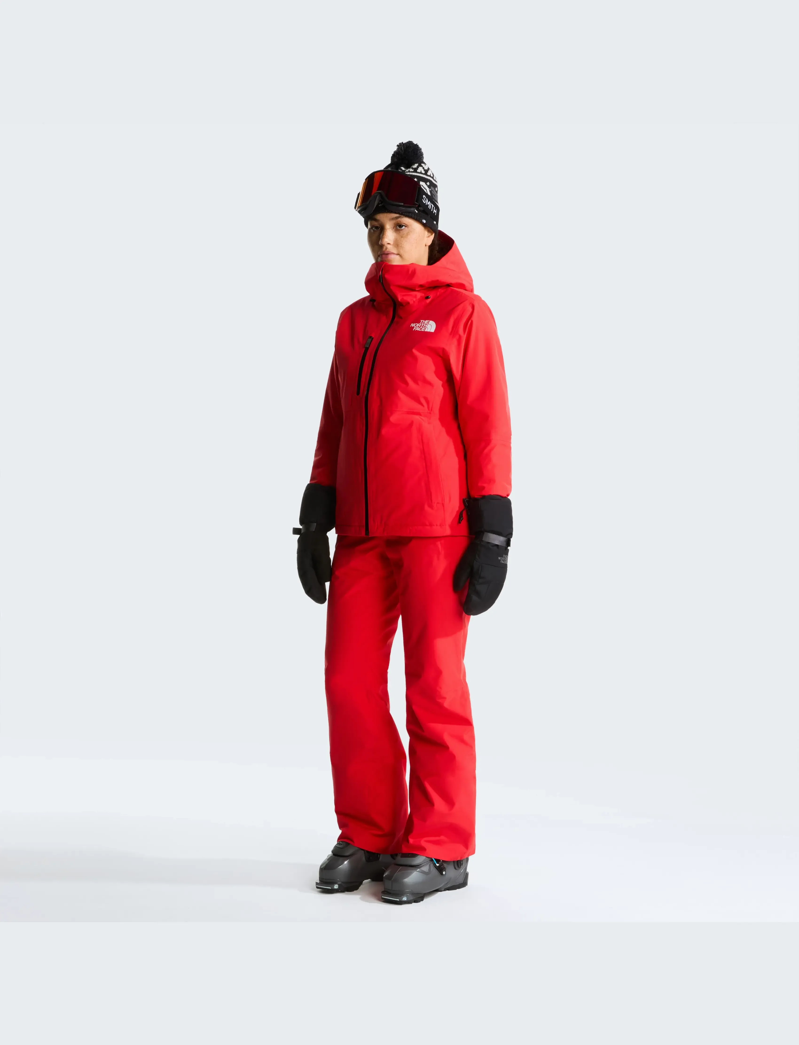The North Face - W DESCENDIT JACKET - suusariietus - elevation red - 3