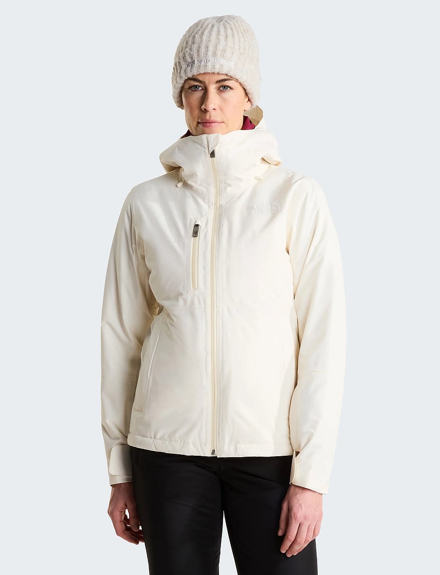 The North Face - W DESCENDIT JACKET - hiihto- & laskettelutakit - white dune - 0