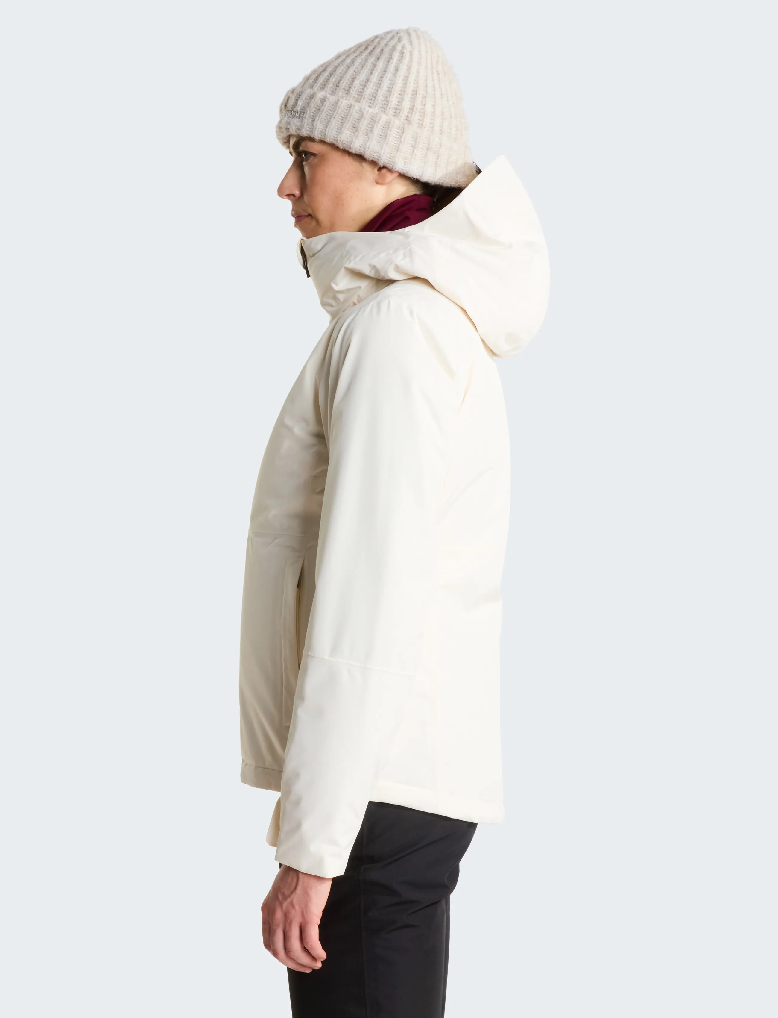 The North Face - W DESCENDIT JACKET - slidinėjimo striukės - white dune - 4
