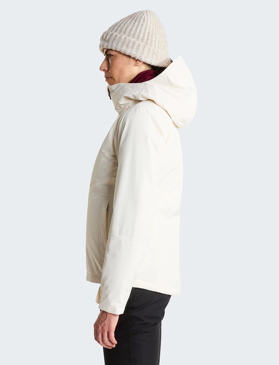 The North Face - W DESCENDIT JACKET - hiihto- & laskettelutakit - white dune - 4