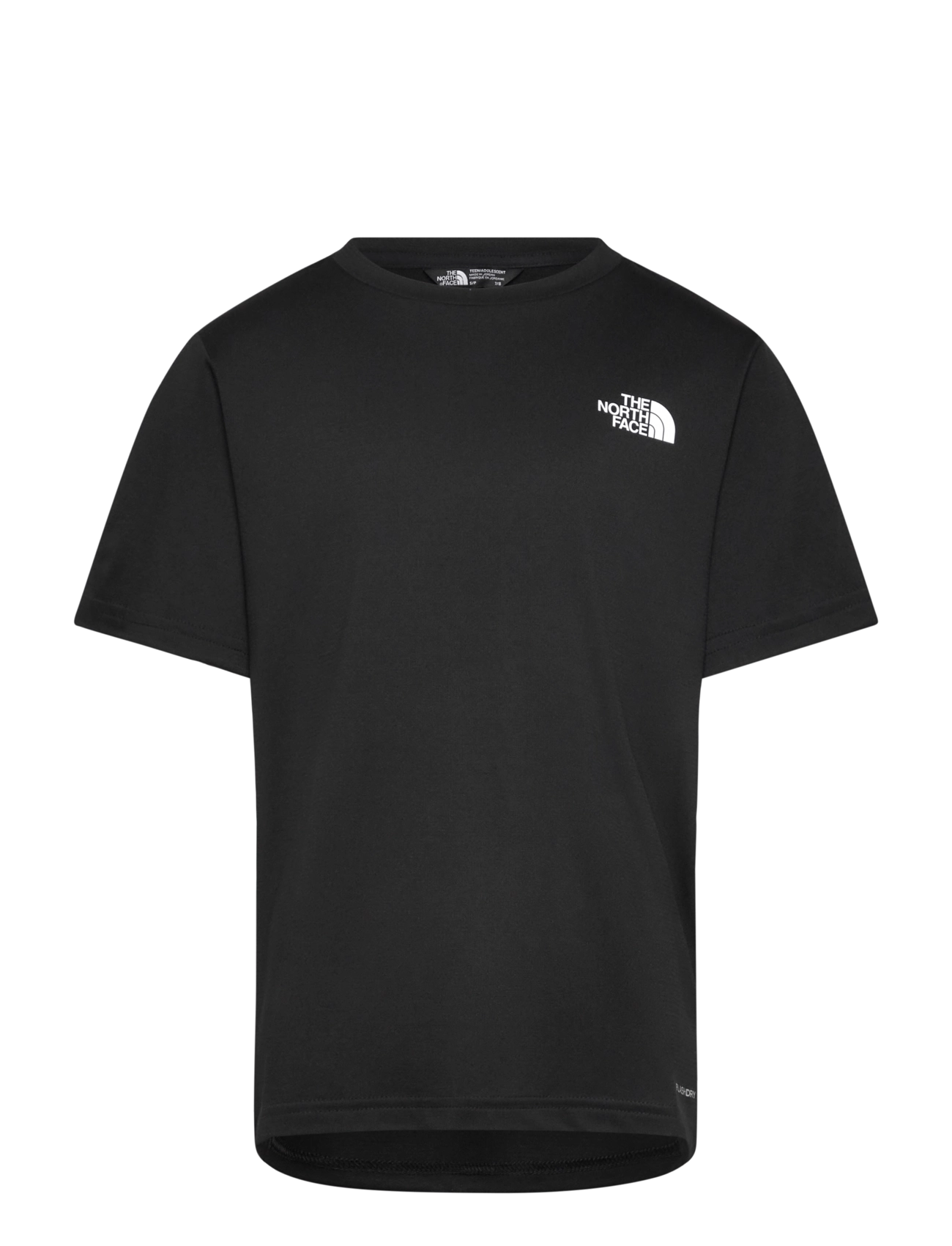 THE NORTH FACE Teen New 24/7 Ss Tee Schwarz - 120-129 - Kinder