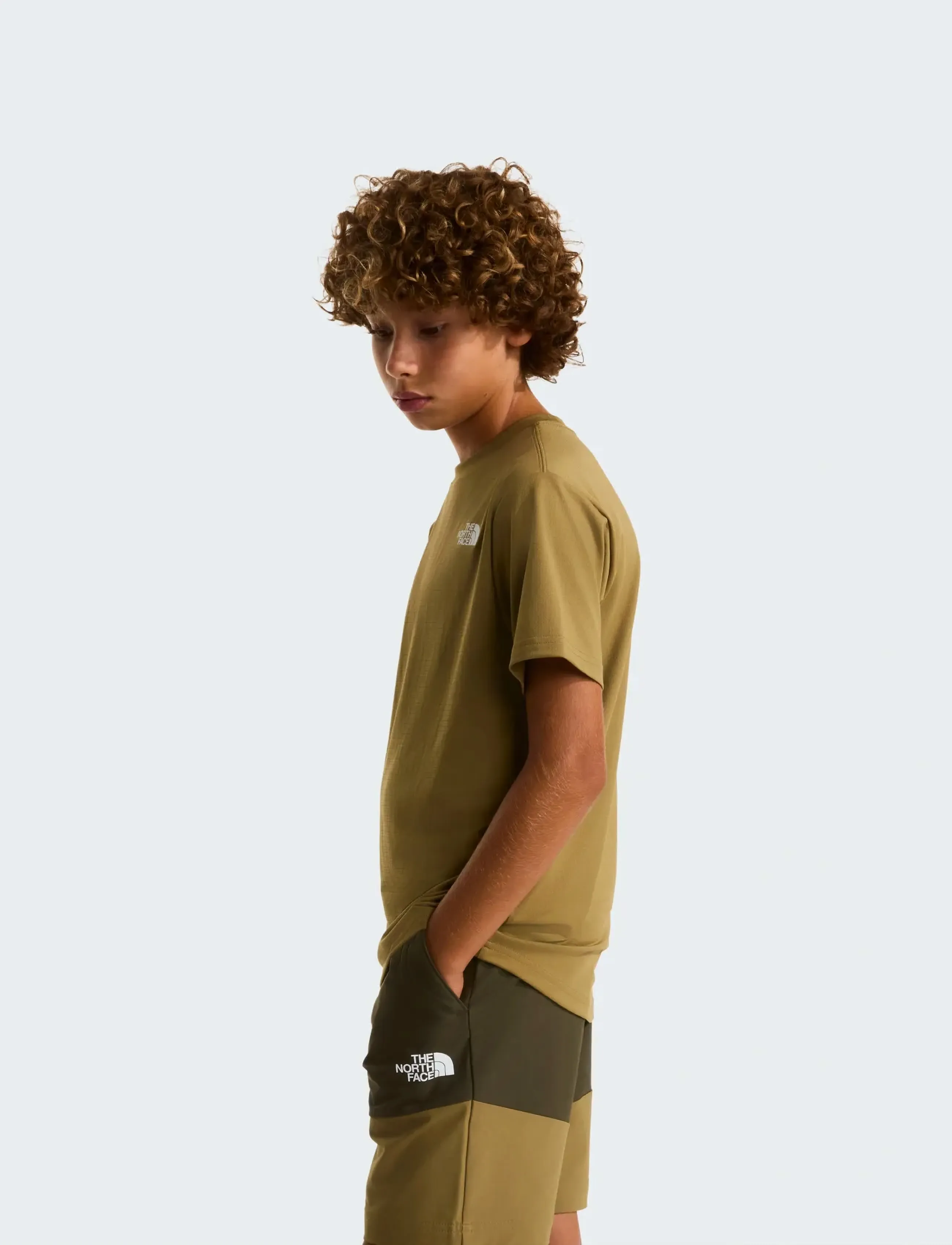The North Face - TEEN NEW 24/7 SS TEE - kortærmede t-shirts - cedar - 4