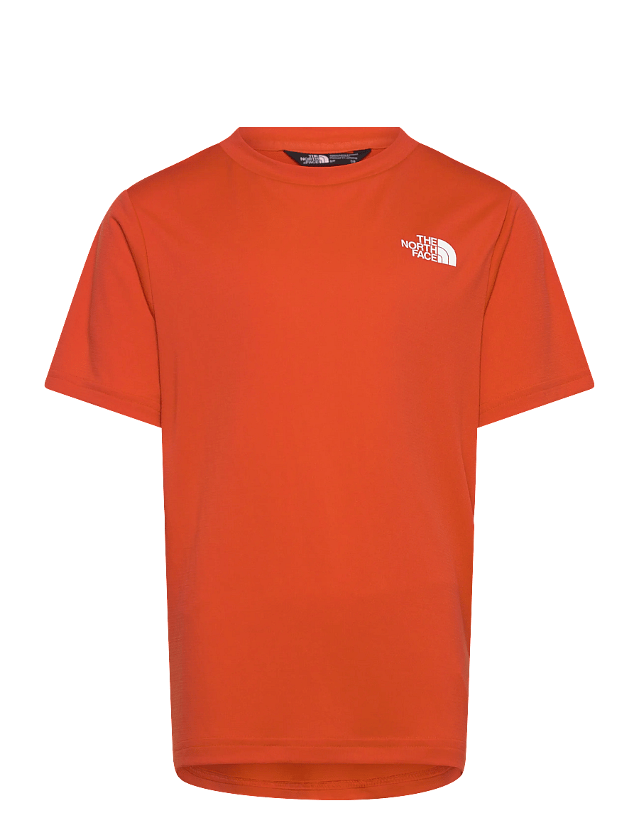 The North Face - TEEN NEW 24/7 SS TEE - kortermede t-skjorter - lava red - 1