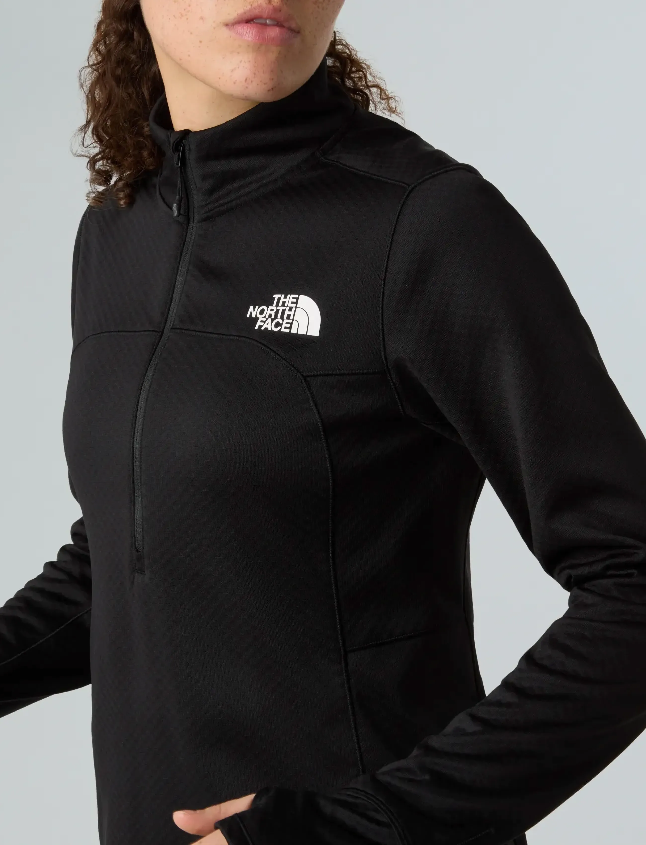 The North Face - W WINTER WARM PRO 1/4 ZIP - tnf black - 5