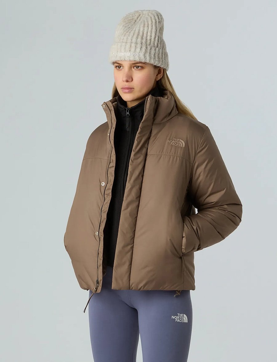 The North Face - W SIURANA JACKET - sulejoped ja voodriga joped - mocha brown/mushroom gr - 5