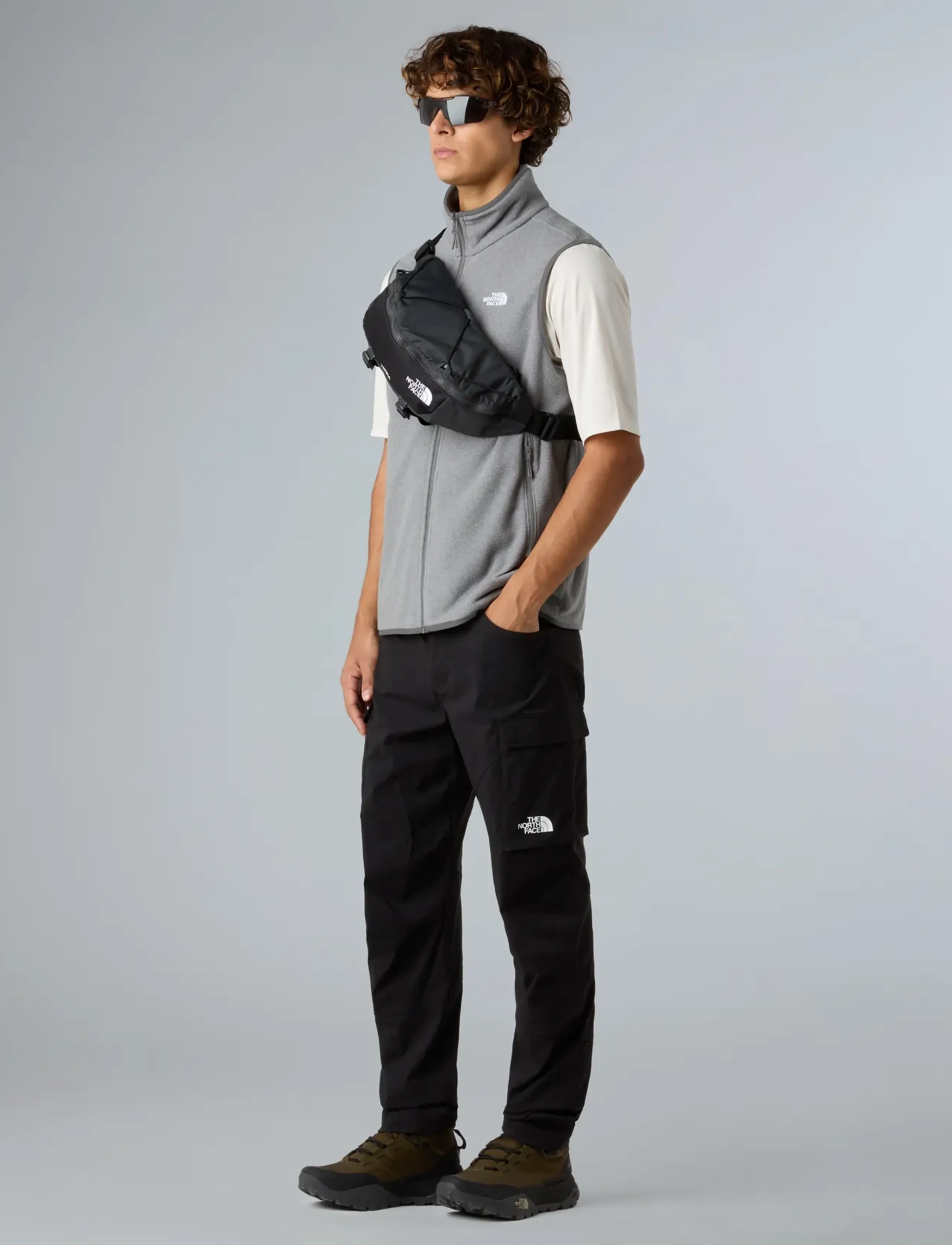 The North Face - M GLACIER FLEECE VEST - veste - tnf mid grey heather - 3