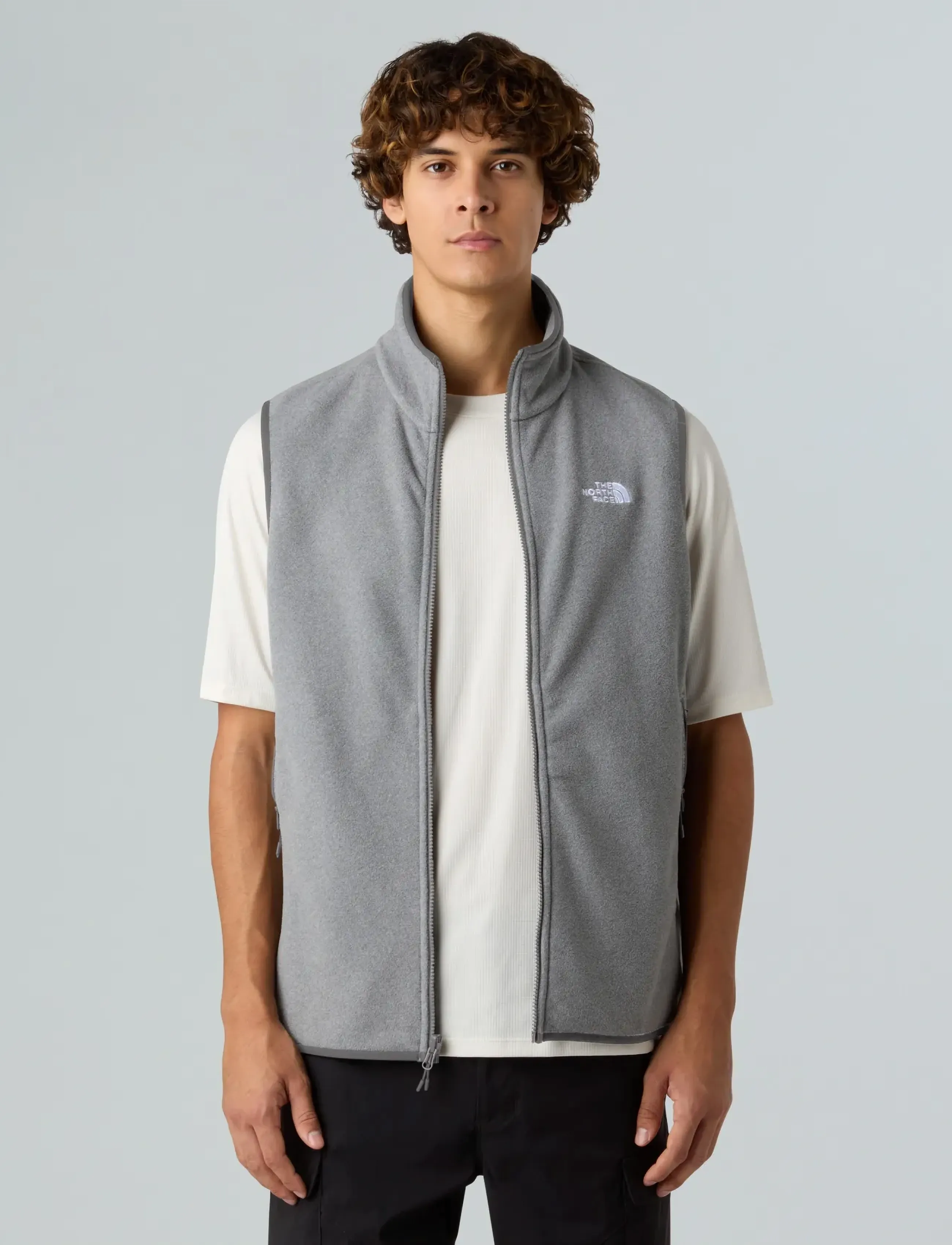 The North Face - M GLACIER FLEECE VEST - veste - tnf mid grey heather - 5