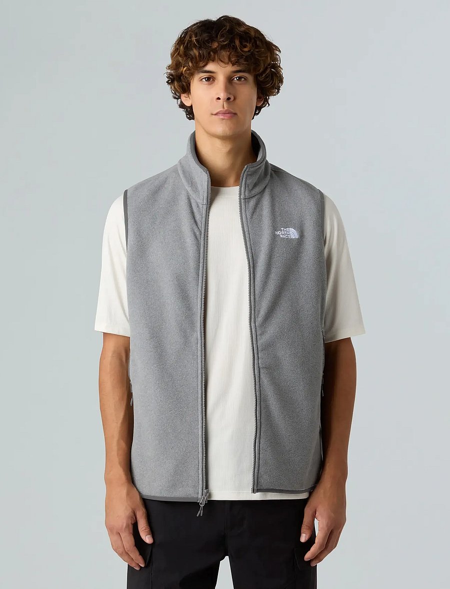 The North Face - M GLACIER FLEECE VEST - vestid - tnf mid grey heather - 5