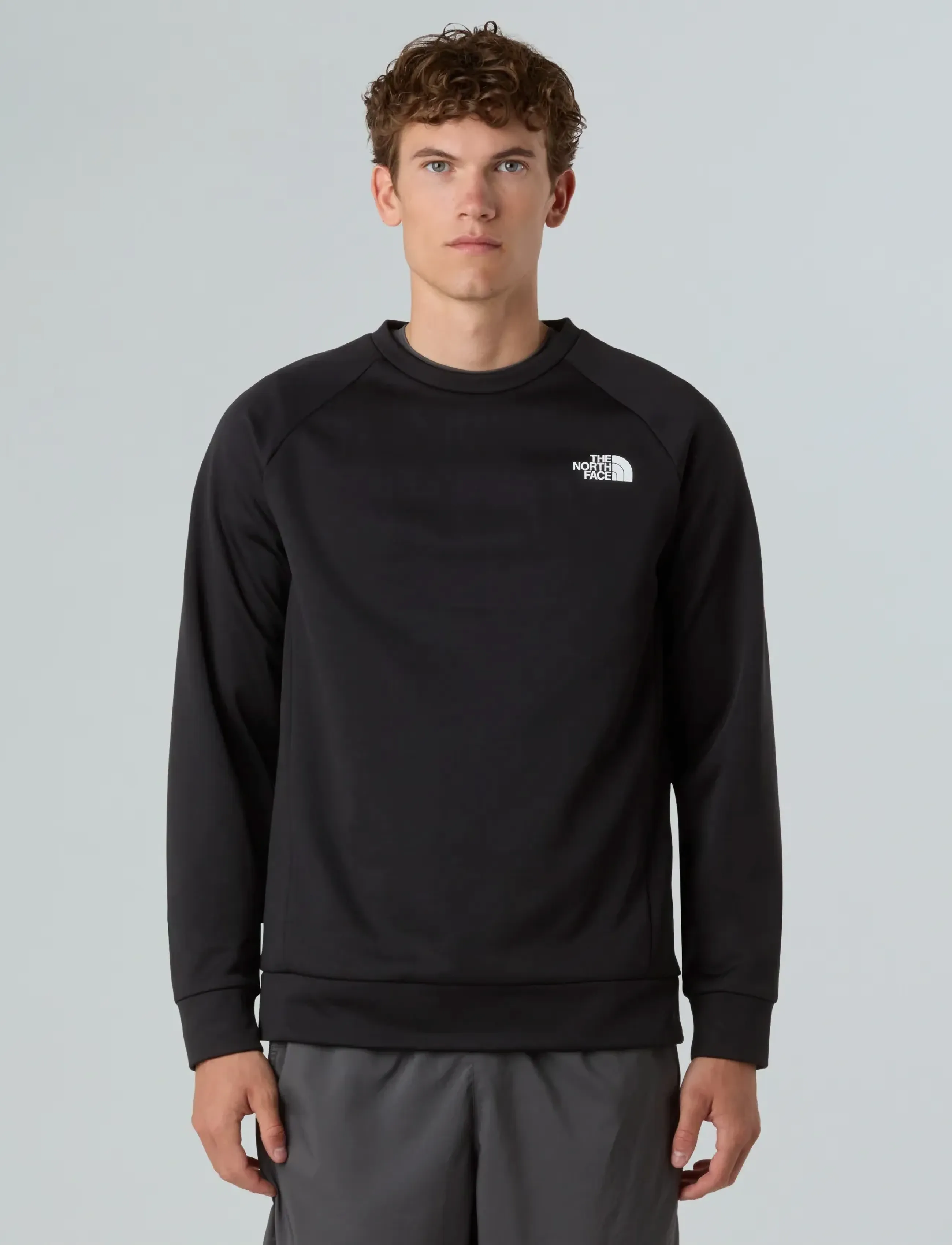 The North Face M REAXION 2.0 CREW - Shoppa efter stil - TNF BLACK HEATHER / black