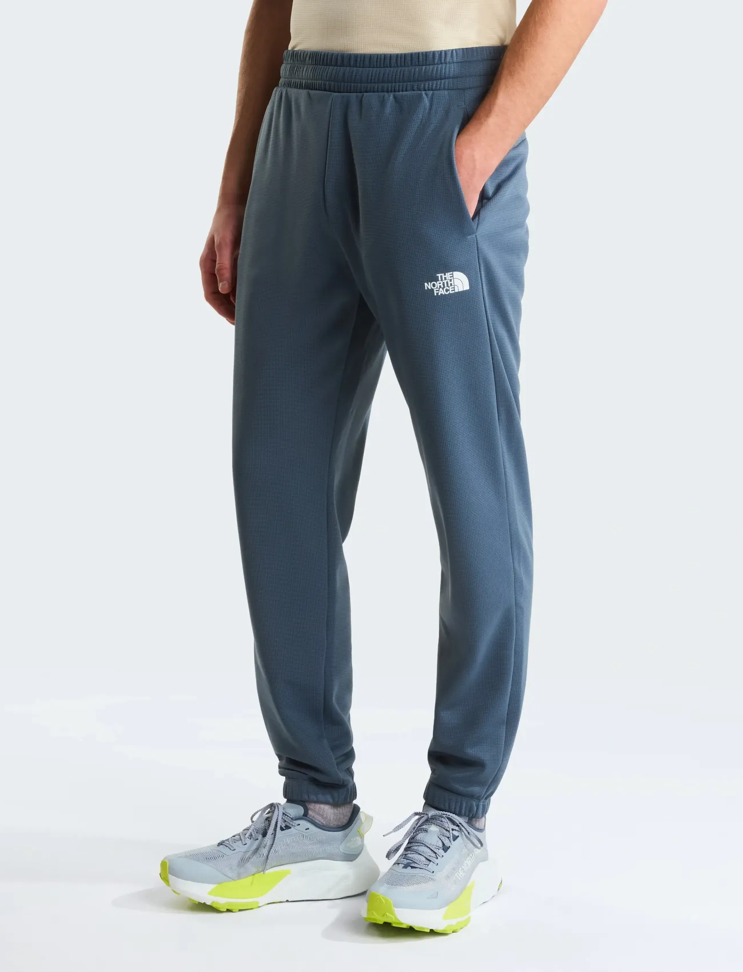 The North Face M REAXION 2.0 JOGGER - Dressipüksid - GRANITE GREY DARK HEATH / blue