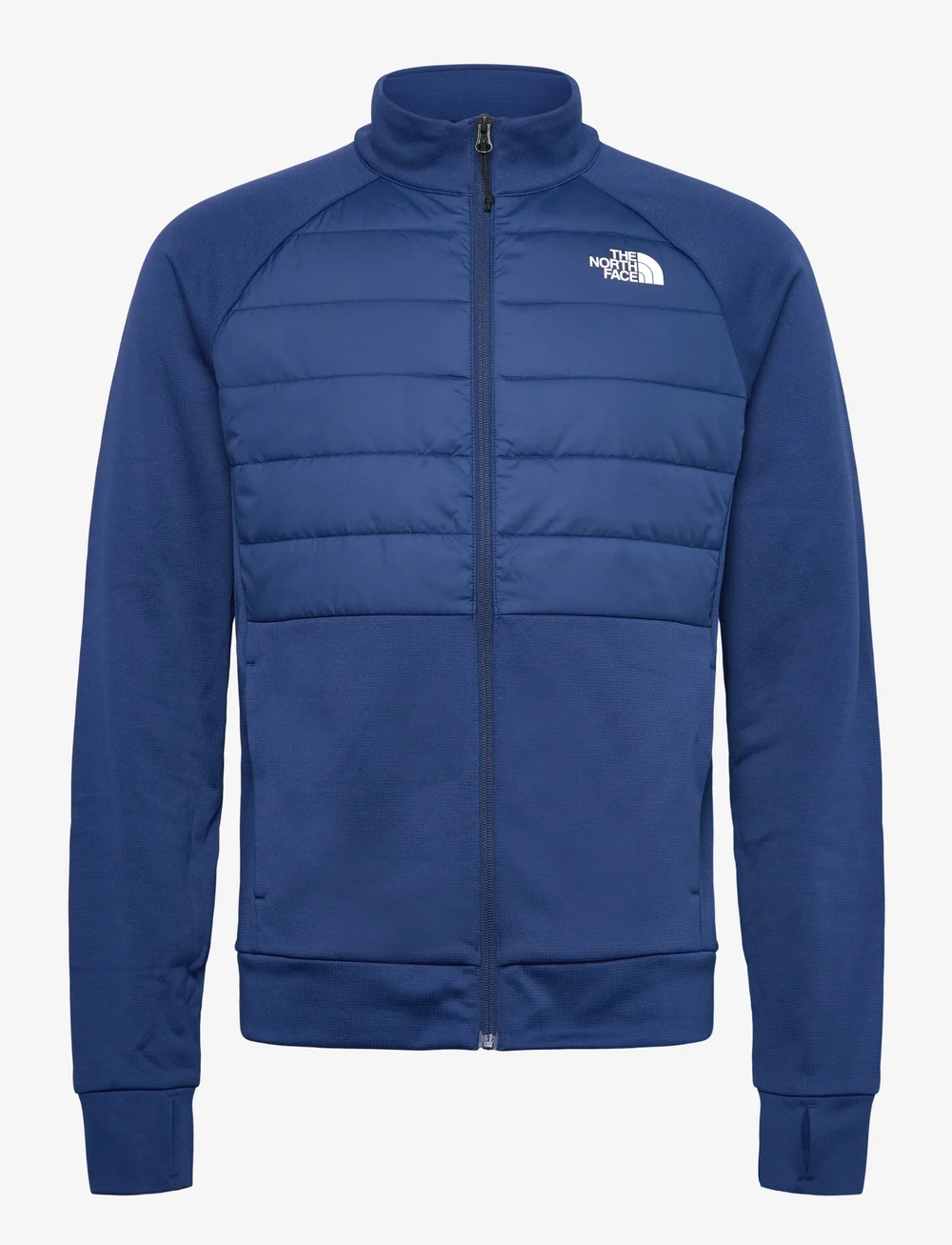 The North Face - M REAXION 2.0 FLEECE HYBRID FULL ZIP JAC - sports jackets - estate blue dark heather - 1
