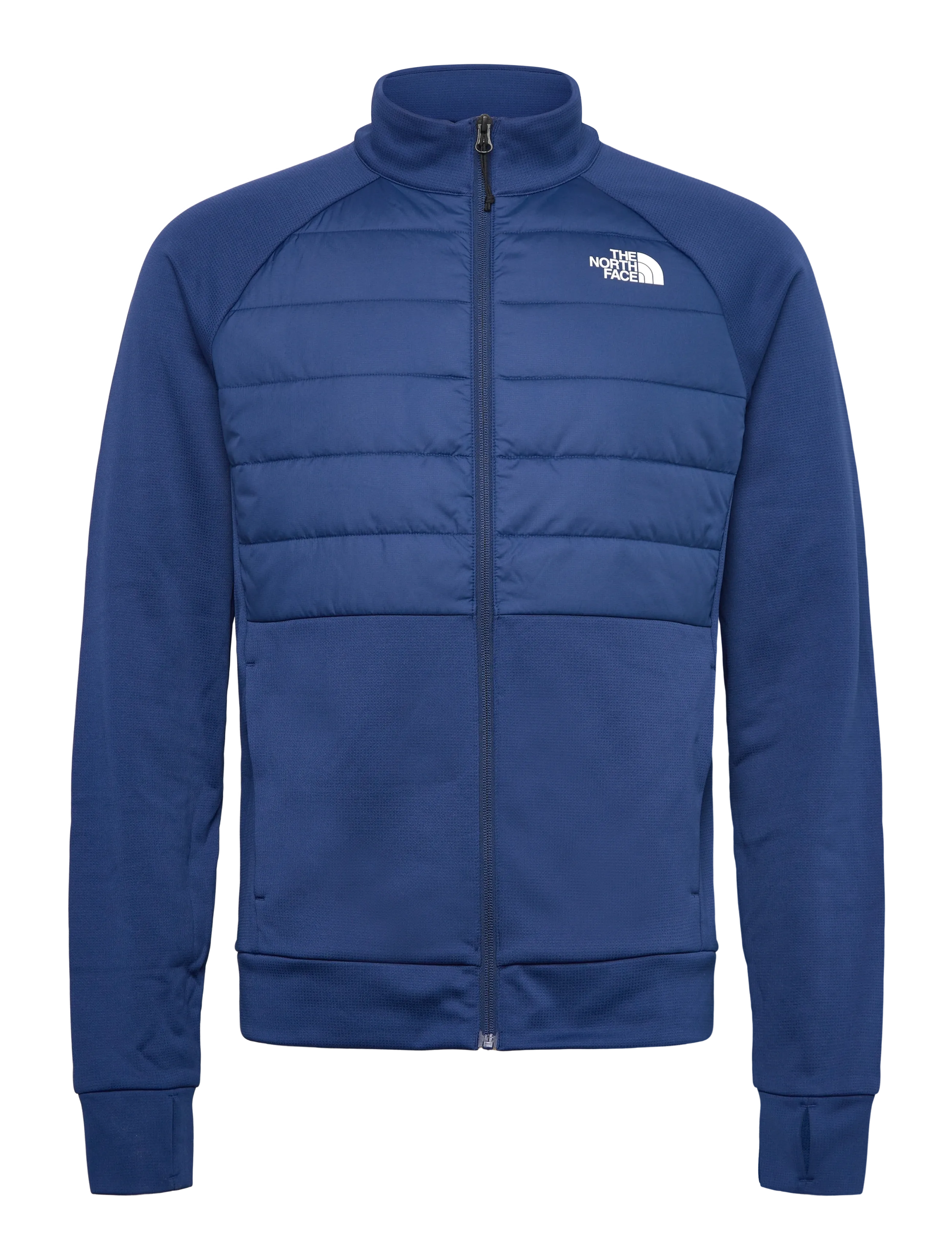 The North Face M REAXION 2.0 FLEECE HYBRID FULL ZIP JKT - Overtøj - ESTATE BLUE DARK HEATHER / blue