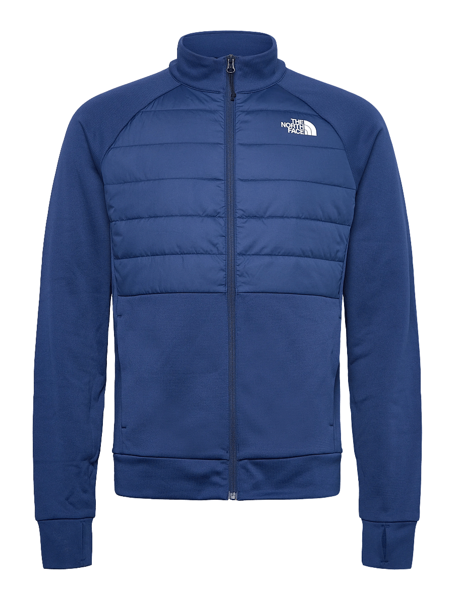The North Face - M REAXION 2.0 FLEECE HYBRID FULL ZIP JKT - sportsjakker - estate blue dark heather - 1