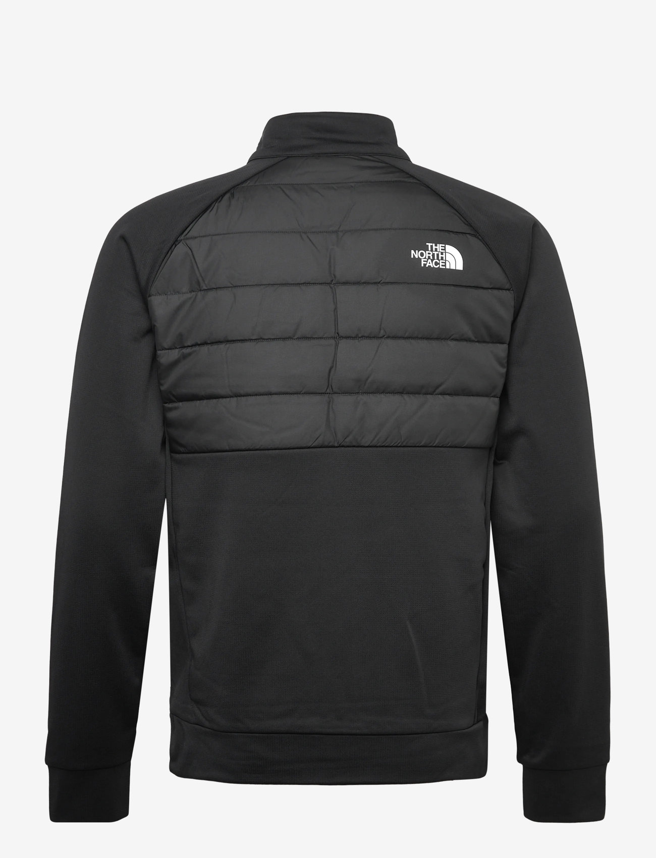 The North Face - M REAXION 2.0 FLEECE HYBRID FULL ZIP JKT - sportjackor - tnf black heather - 2