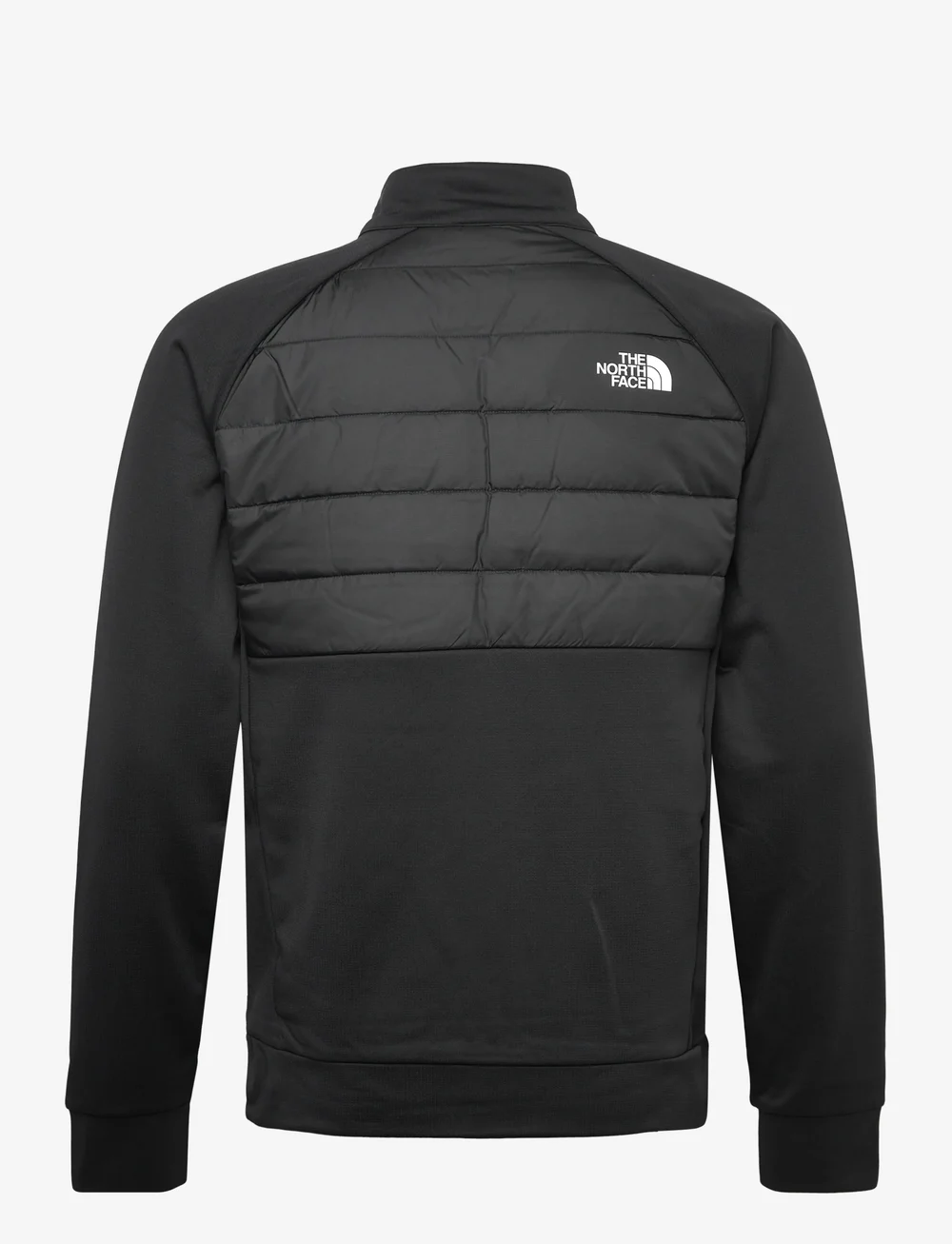 The North Face - M REAXION 2.0 FLEECE HYBRID FULL ZIP JKT - sports jackets - tnf black heather - 1