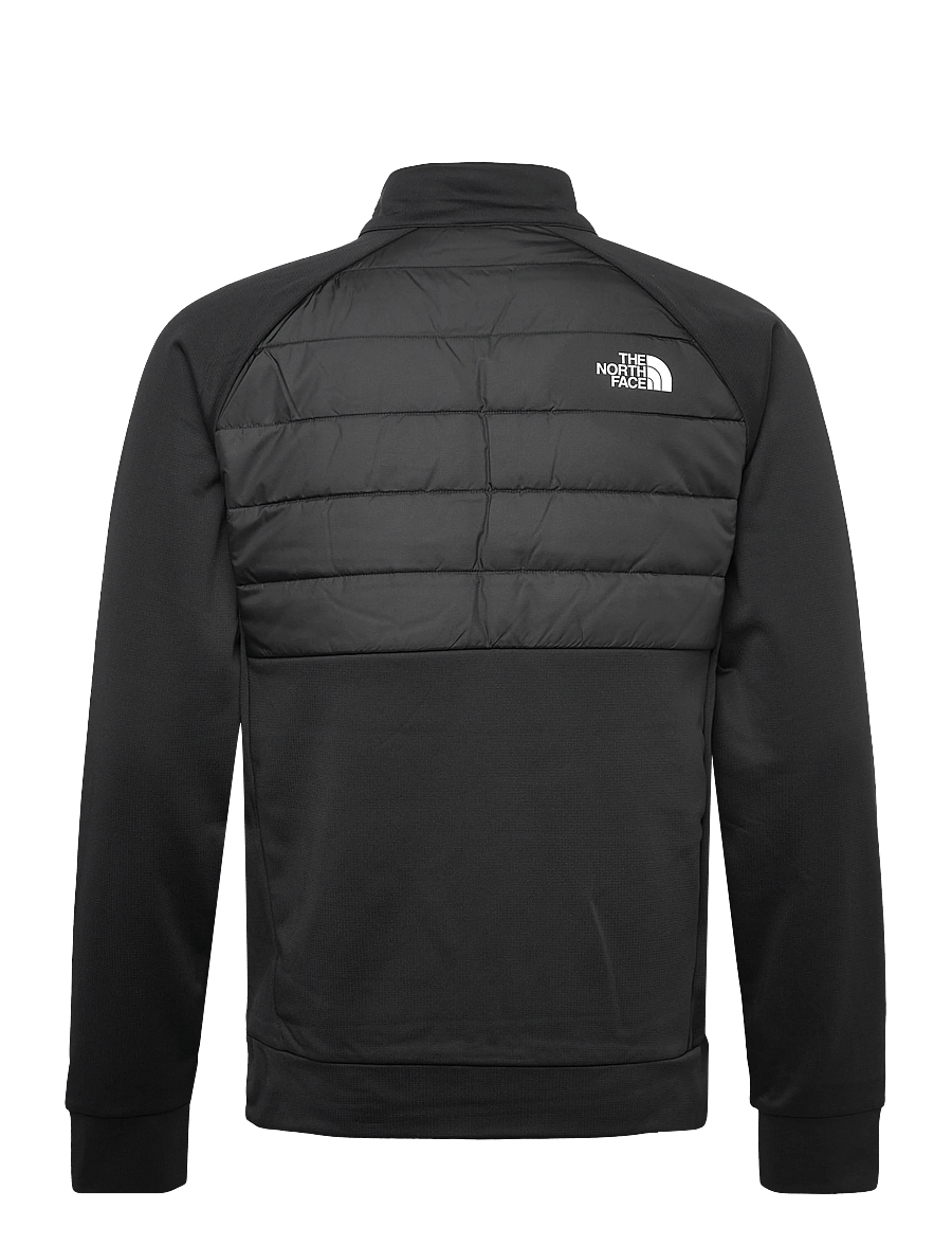 The North Face - M REAXION 2.0 FLEECE HYBRID FULL ZIP JKT - sportjacken - tnf black heather - 2