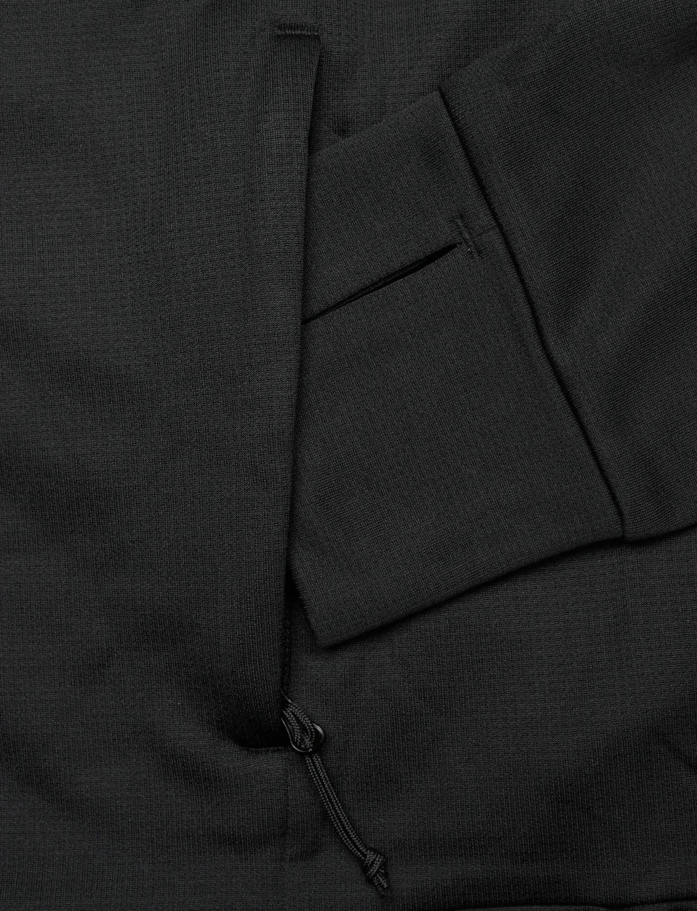 The North Face - M REAXION 2.0 FLEECE HYBRID FULL ZIP JKT - sports jackets - tnf black heather - 3