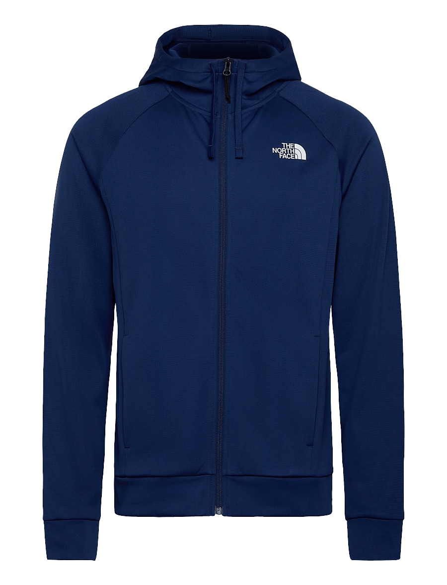 The North Face - M REAXION 2.0 HOODED FULL ZIP JACKET - hættetrøjer - estate blue dark heather - 1