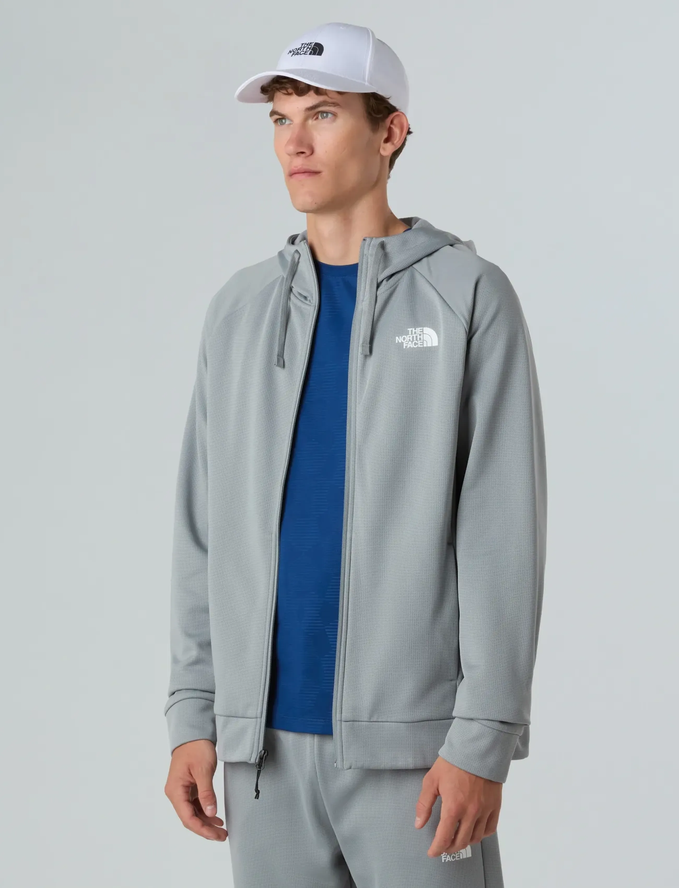 The North Face - M REAXION 2.0 HOODED FULL ZIP JACKET - hættetrøjer - monument grey dark heathr - 5